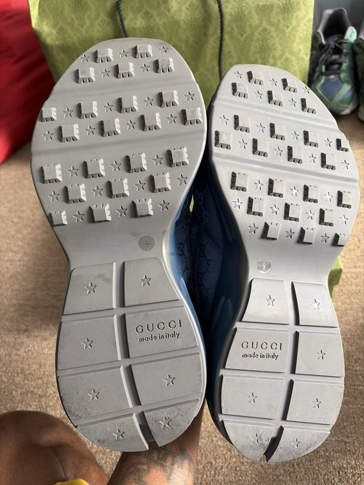 Gucci Gucci Monogram Low-Top Sneakers Size US 9 / EU 42 - 8 Thumbnail