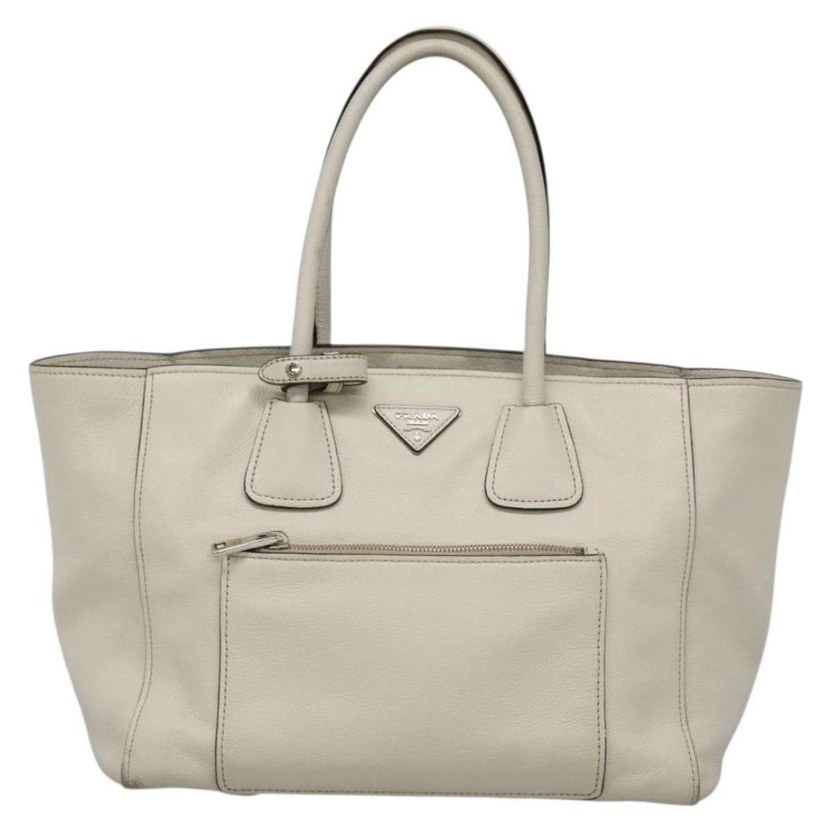 Prada Prada Front Pocket Wing Convertible Tote Vitello Daino Size ONE SIZE - 1 Thumbnail