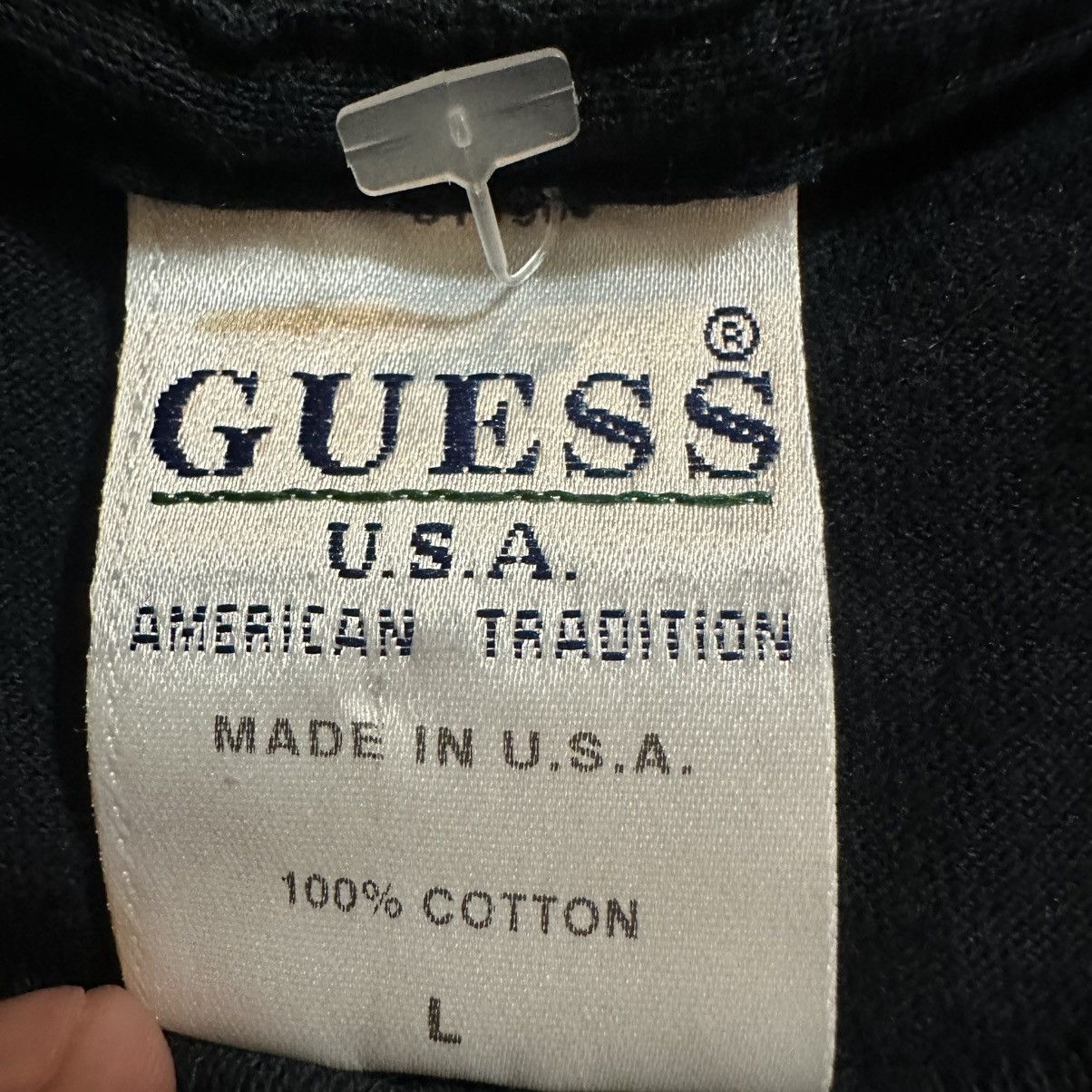 Guess VTG RARE 90s Guess Jeans Honest Joe’s Tank Top Studded Smoke Size US L / EU 52-54 / 3 - 7 Thumbnail