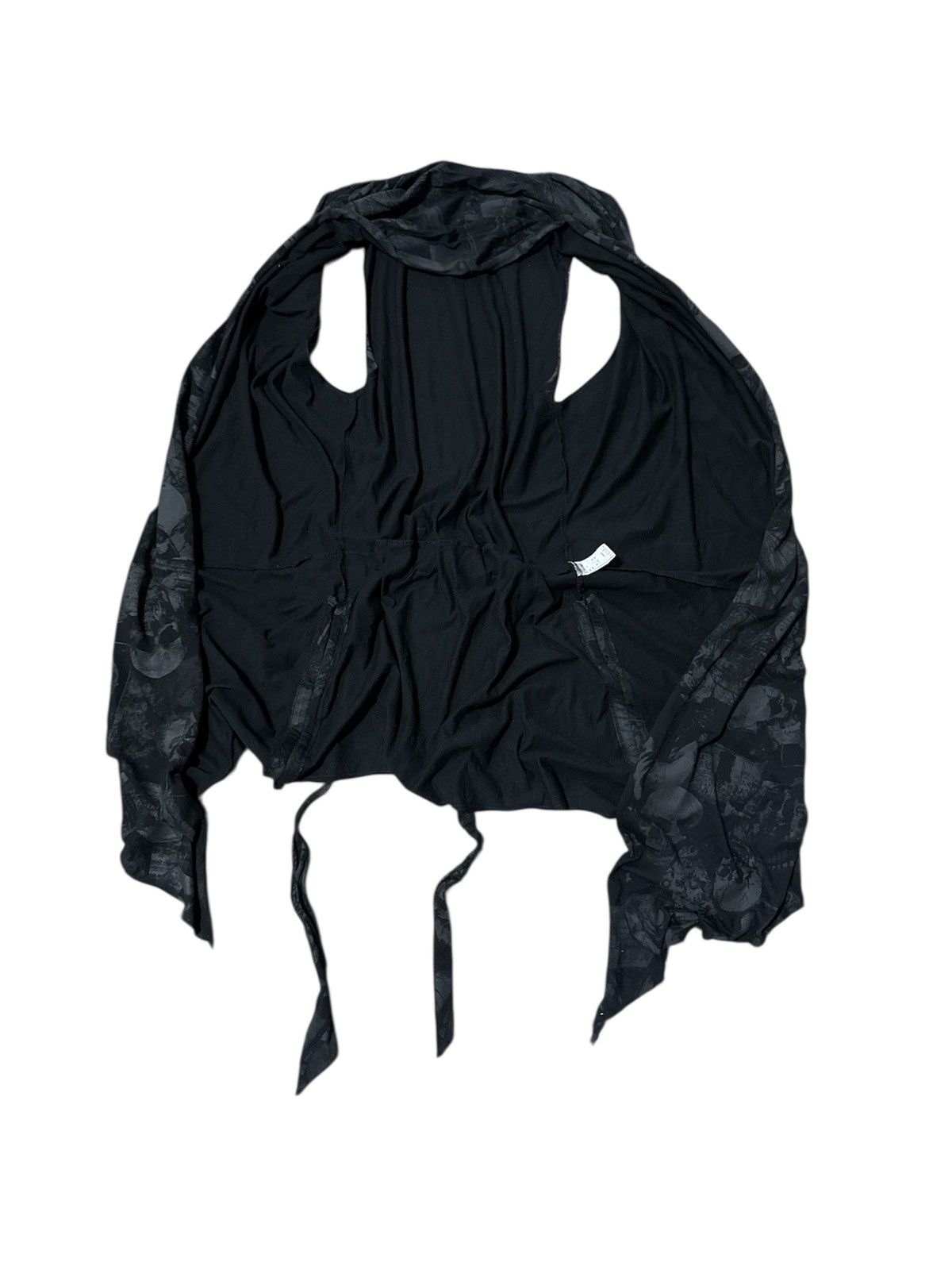 If Six Was Nine 2000s Civarize Sleeveless Cardigan Gothic Punk Shirt Size US M / EU 48-50 / 2 - 7 Thumbnail
