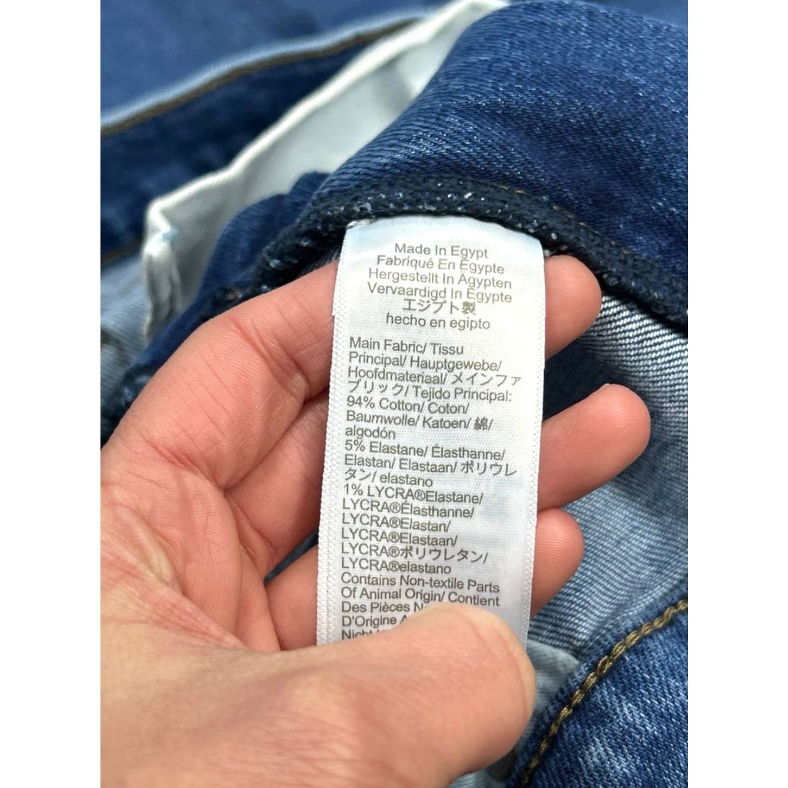 J.Crew J.CREW 484 Jeans Mens 30x29 Blue Denim Slim Straight 5-Pocket Cotton Spandex Medium Wash N/A Size US 33 - 5 Thumbnail