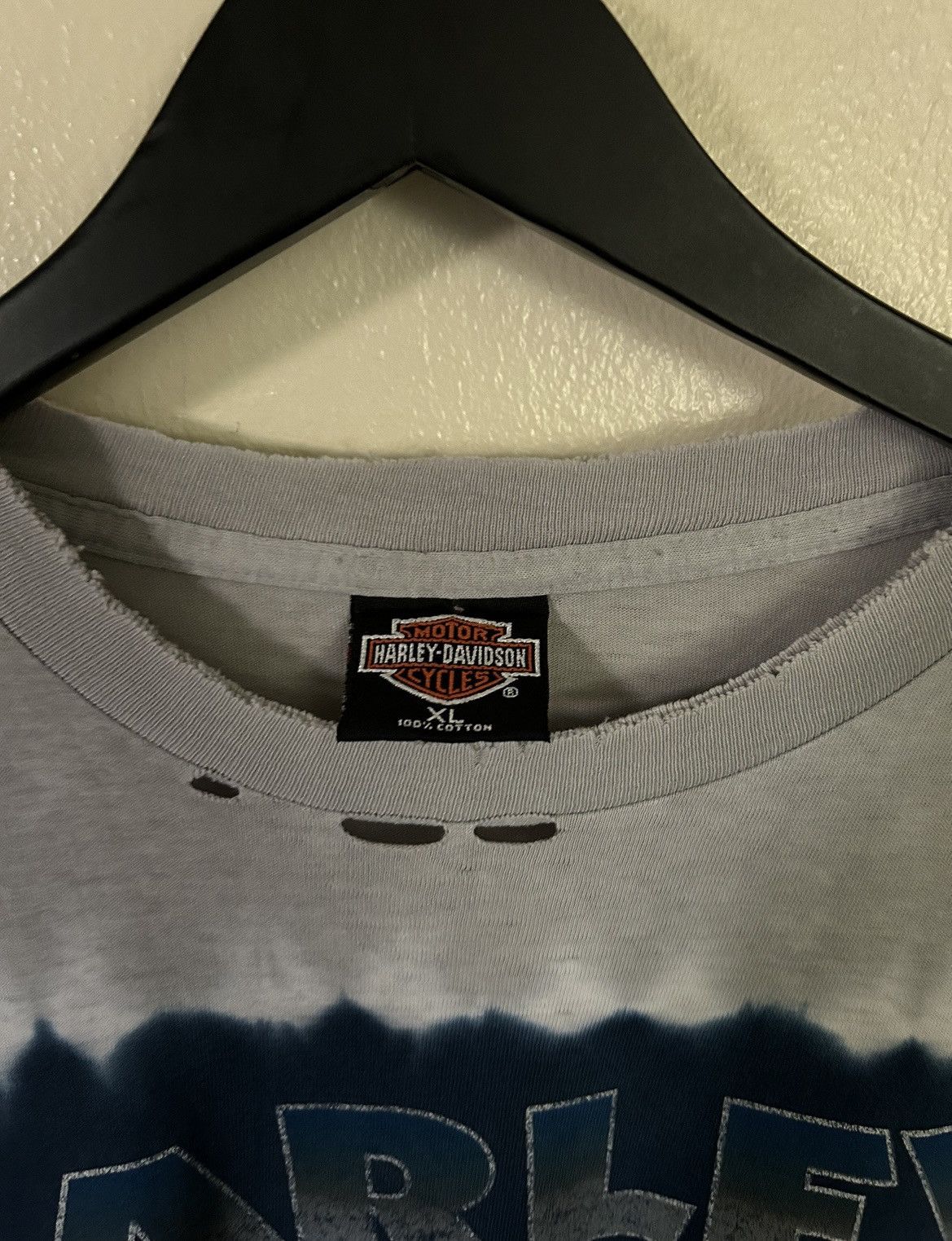 Harley Davidson Vintage Tie Dye Harley Davidson Longsleeve Size US XL / EU 56 / 4 - 3 Thumbnail