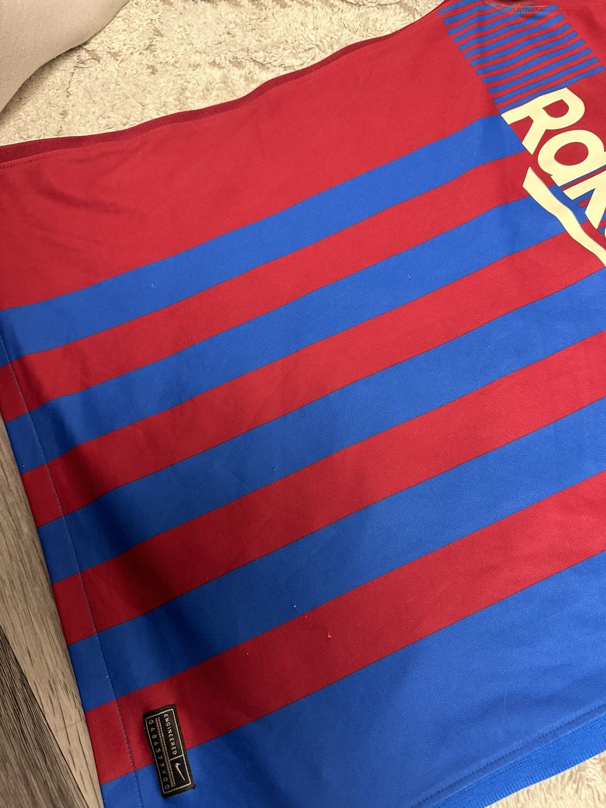 Nike Nike Barcelona 2021-2022 Home Football Jersey Rakuten Hype Size US M / EU 48-50 / 2 - 10 Thumbnail