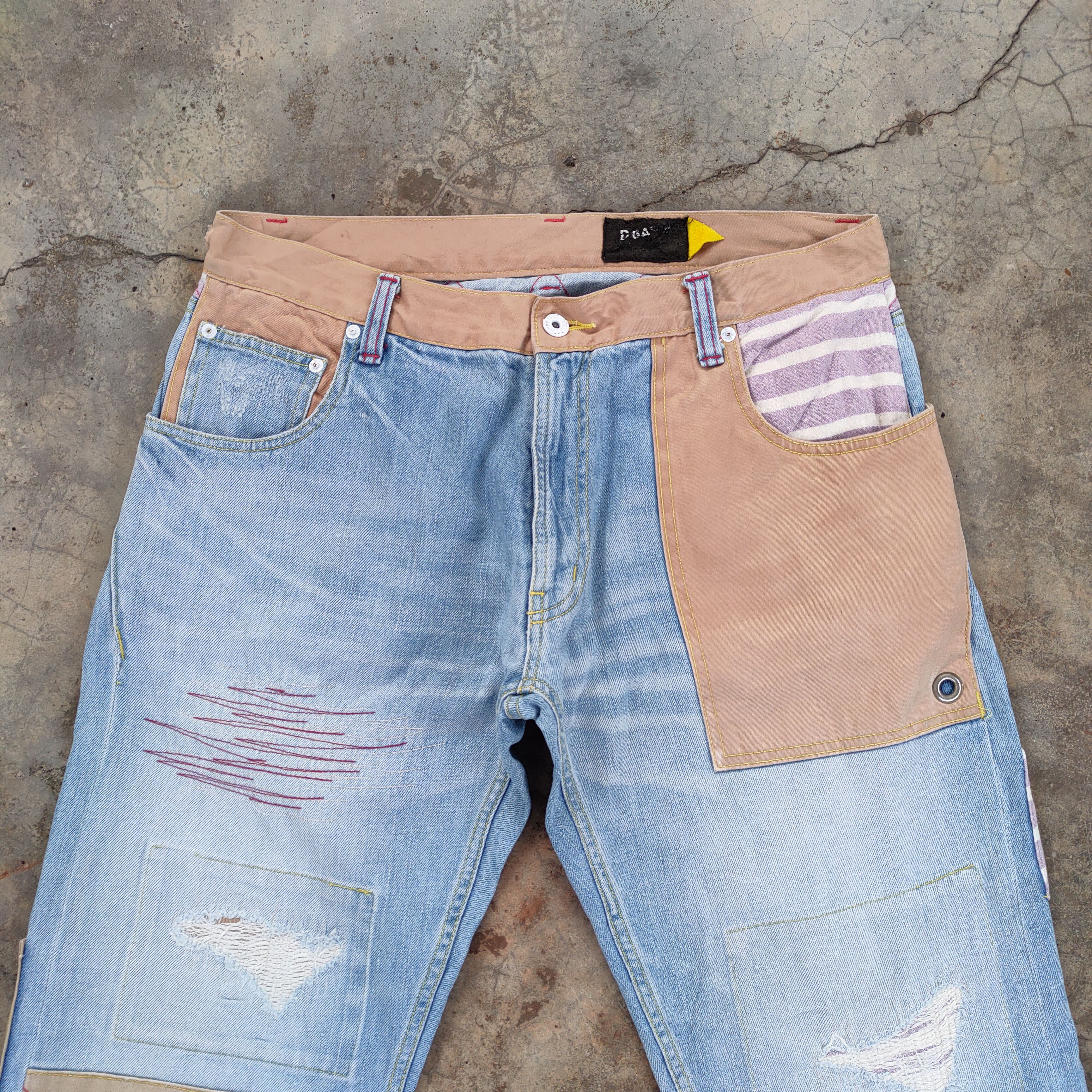 Japanese Brand W34 VINTAGE DOARAT PACHT FADED JEANS DENIM PANTS Size US 34 / EU 50 - 4 Thumbnail