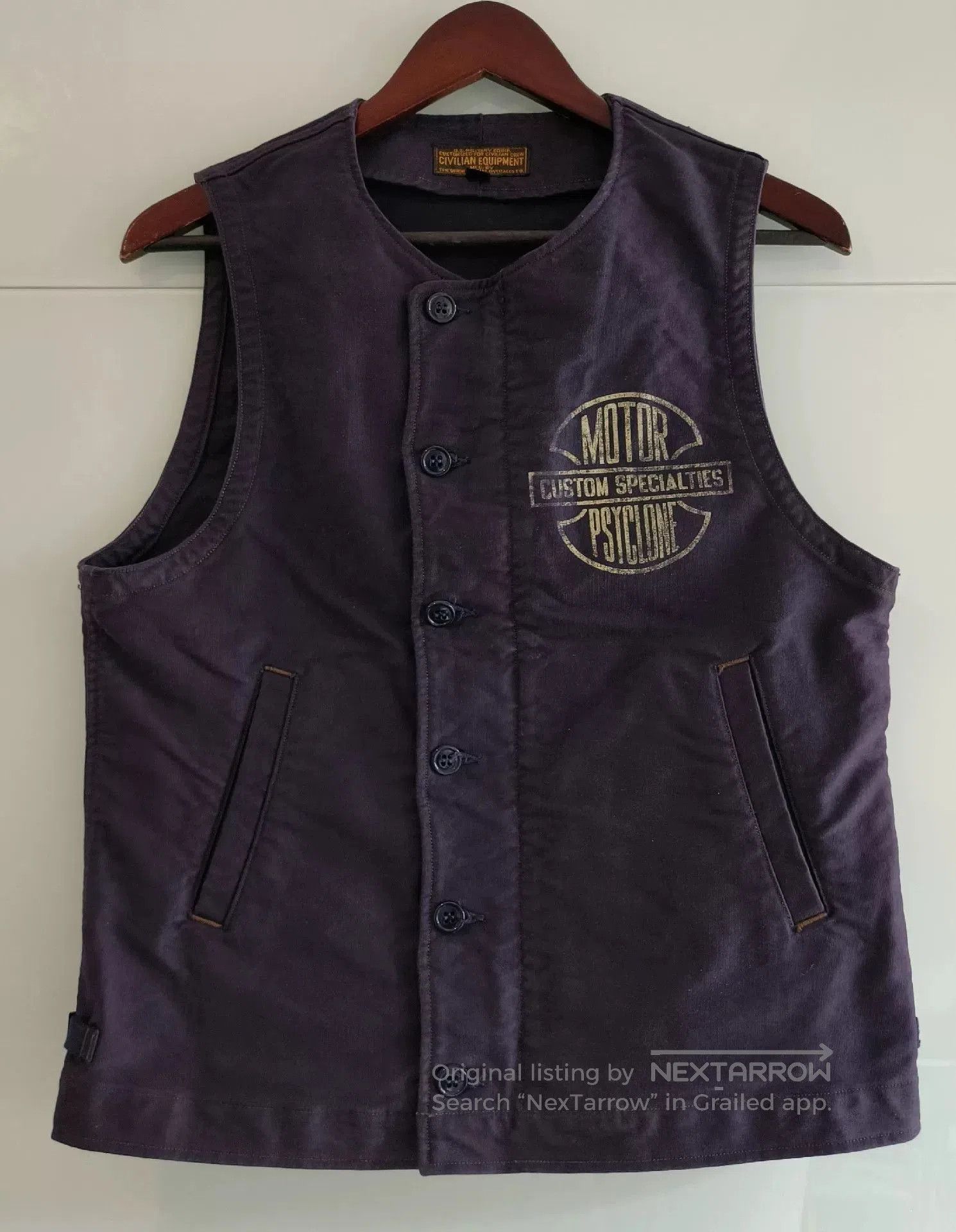 Freewheelers Freewheelers Exclusive Military Vest. Size US M / EU 48-50 / 2 - 2 Thumbnail
