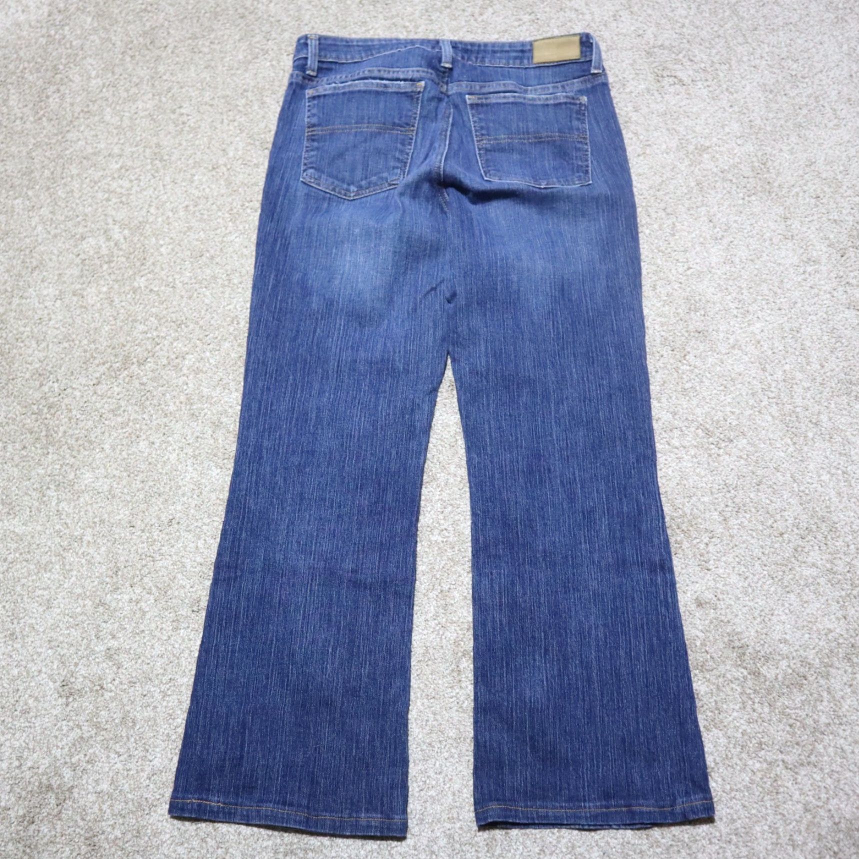 Tommy Hilfiger VINTAGE Tommy Hilfiger Jeans Bootcut Flap Pocket Stretch Low Rise Women's 8R Blue 5-Pocket Design Denim Cotton Spandex Size 30" / US 8 / IT 44 - 8 Thumbnail