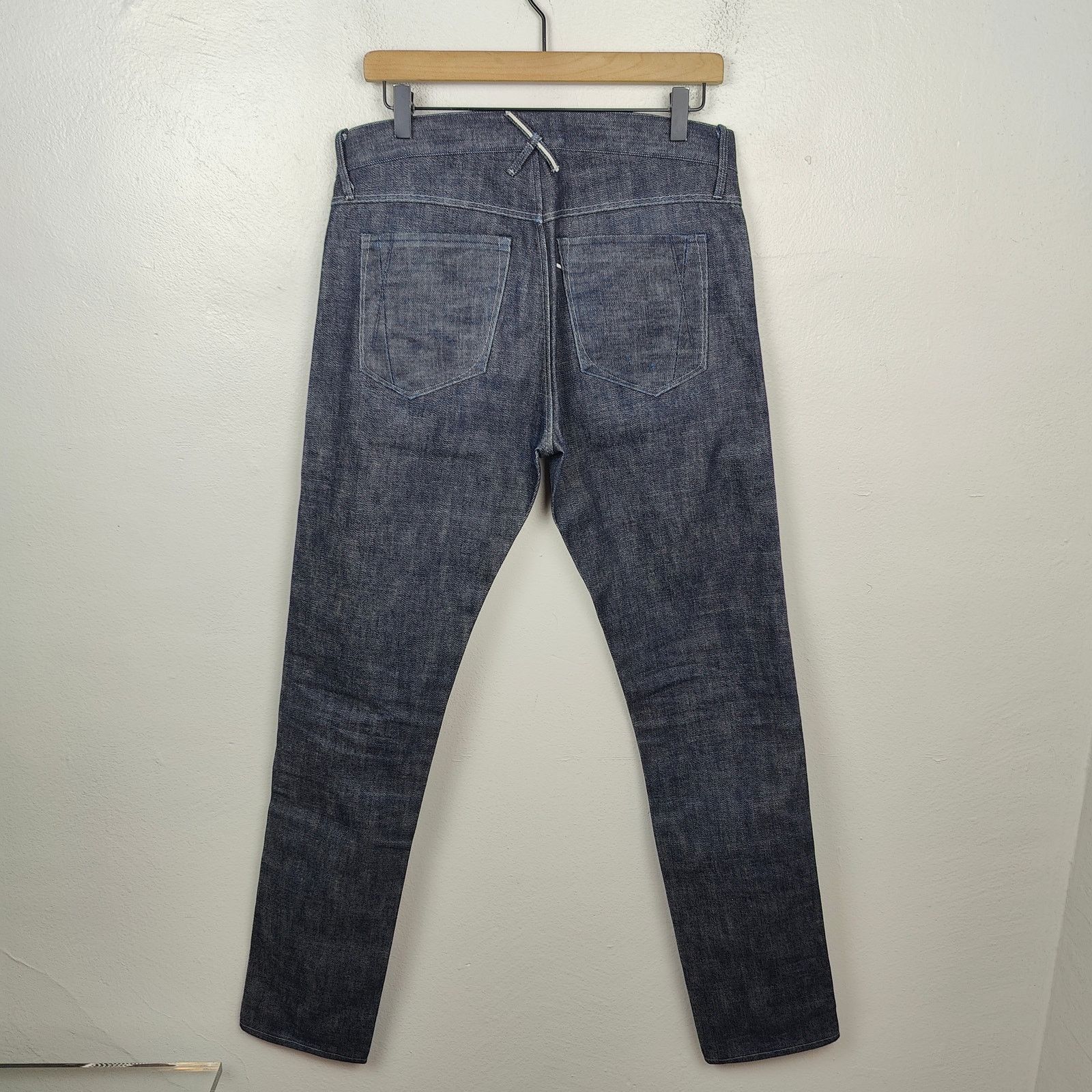 3x1 3x1 Selvedge Jeans Mens 32 Dark Wash Straight Leg Size US 32 / EU 48 - 6 Thumbnail