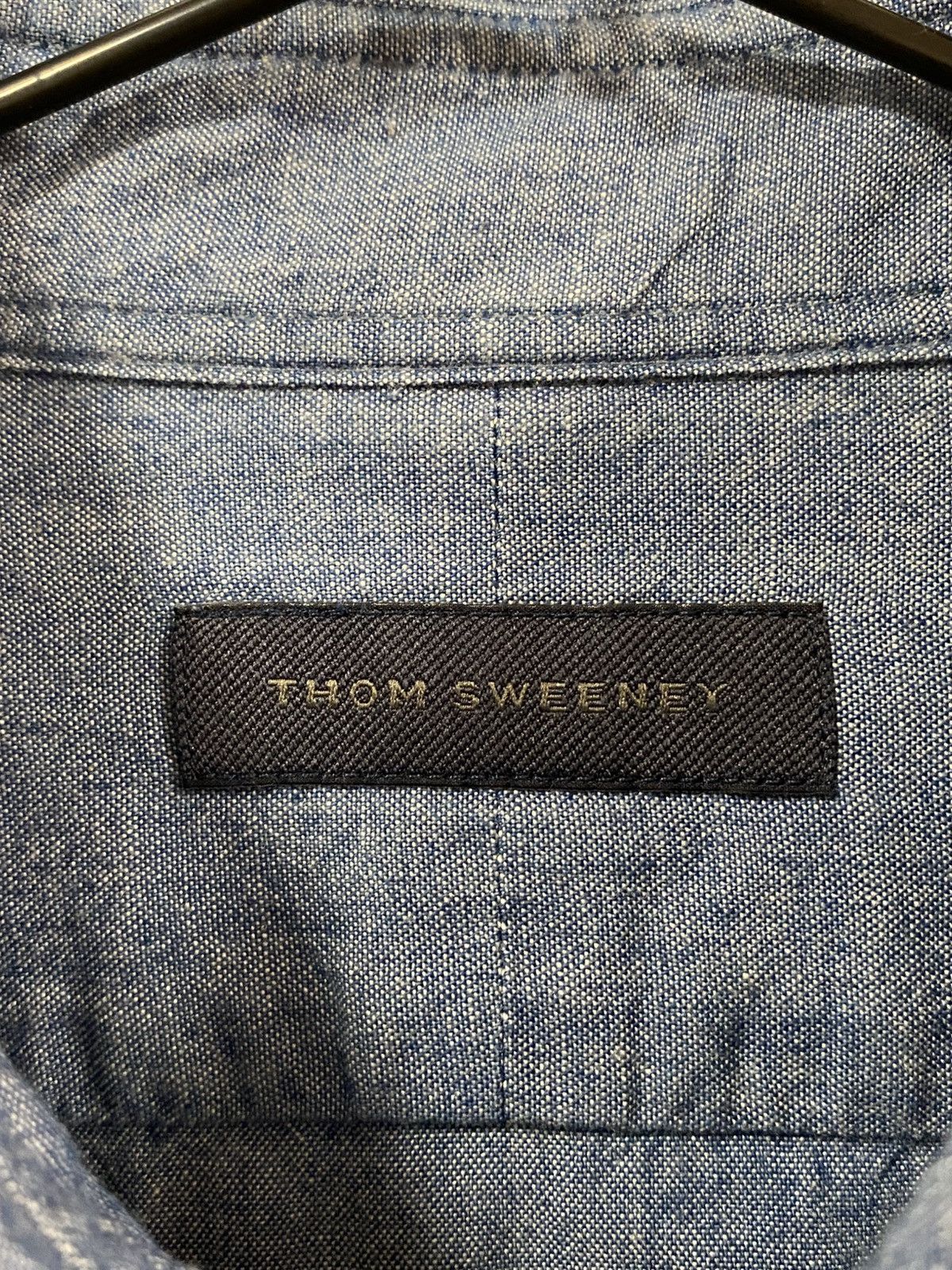 Thom Sweeney Thom Sweeney Cutaway Collar Cotton Button Shirt RRP 400$ Size US S / EU 44-46 / 1 - 3 Thumbnail