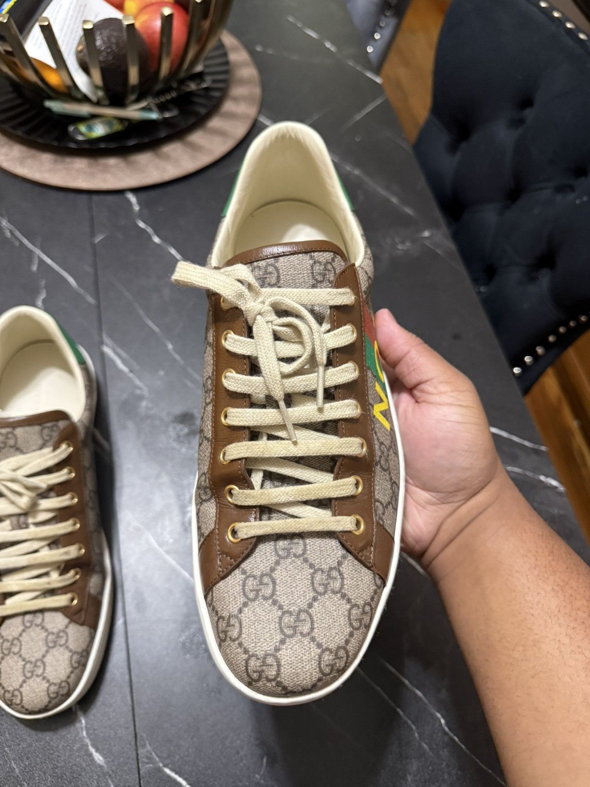 Gucci Gucci Not Fake Ace Sneakers Size 11 G / 12 US 45 EU Size US 12 / EU 45 - 7 Thumbnail