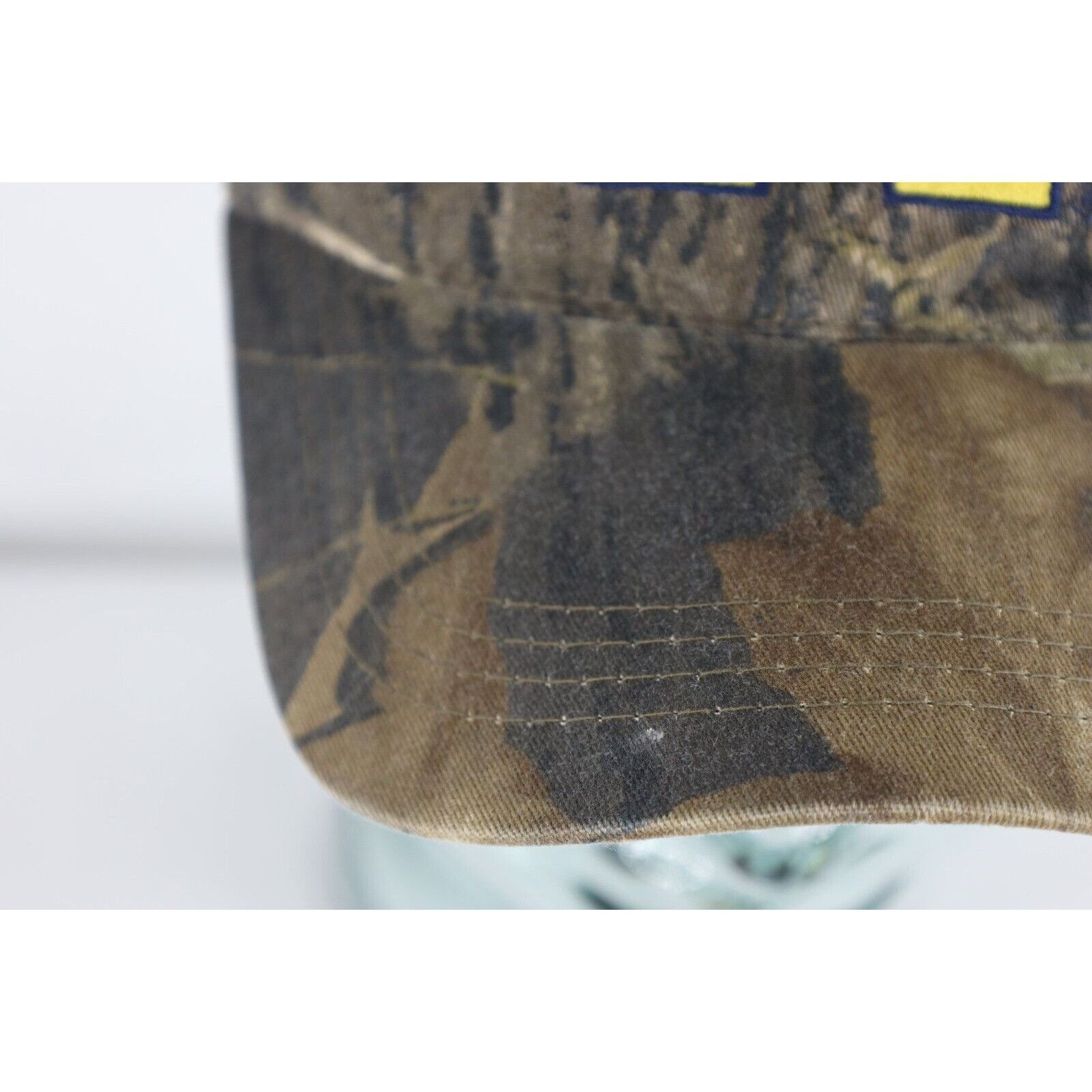 Vintage Vintage Distressed University of Michigan Camouflage Hat Size ONE SIZE - 2 Thumbnail