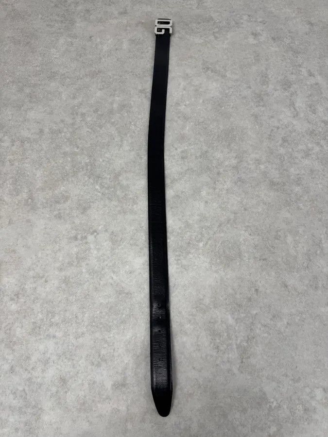 Dolce & Gabbana AW2005 Dolce & Gabbana DG Logo Buckle Black Leather Belt Size ONE SIZE - 9 Thumbnail