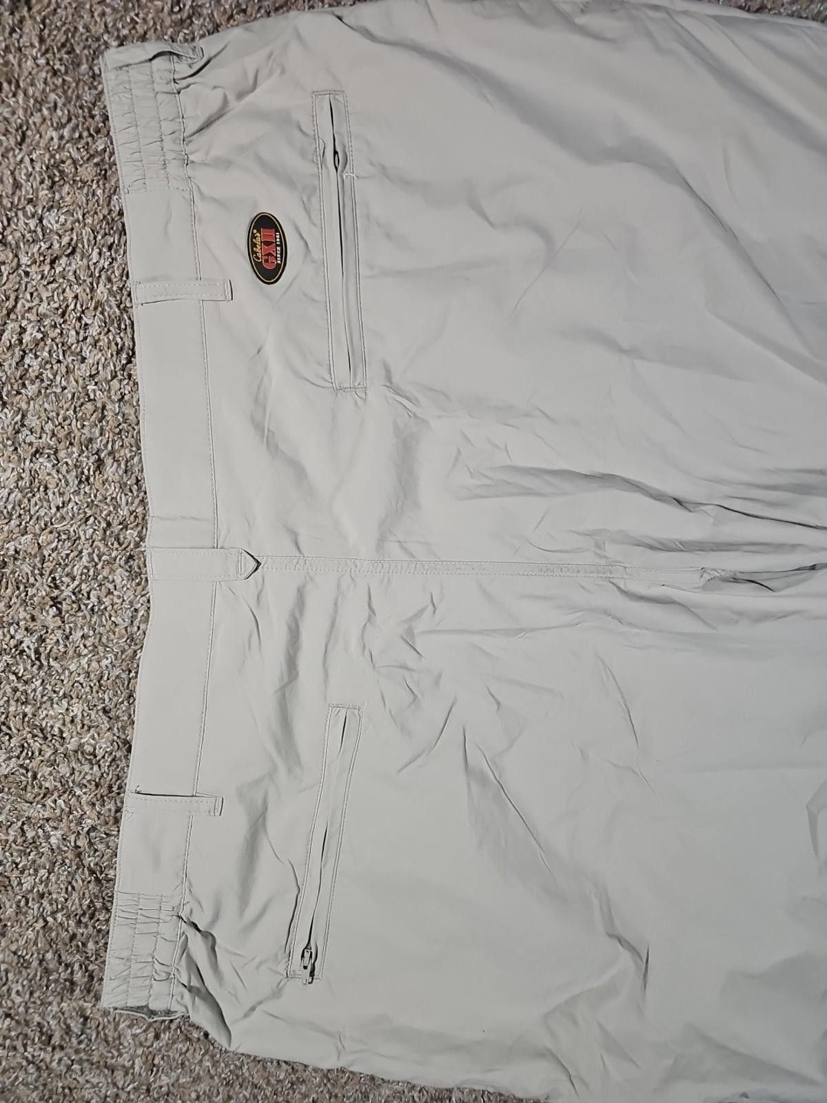 Cabelas Cabelas GX II Convertible Hiking Pants 3XL Nylon Beige UPF40 Size US 44 / EU 60 - 6 Thumbnail