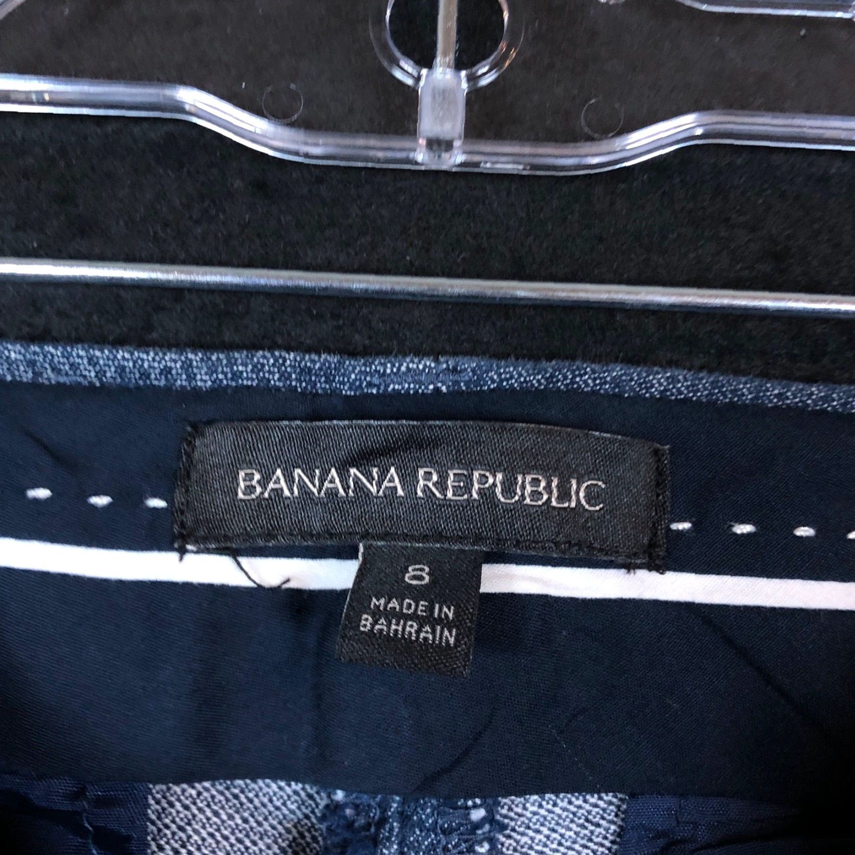 Banana Republic Banana Republic Pants Blue Mid Rise Sloan Fit Cropped Ankle Stretch 8 Womens Casual Office Workwear Womens 8 Blue Size 30" / US 8 / IT 44 - 5 Thumbnail