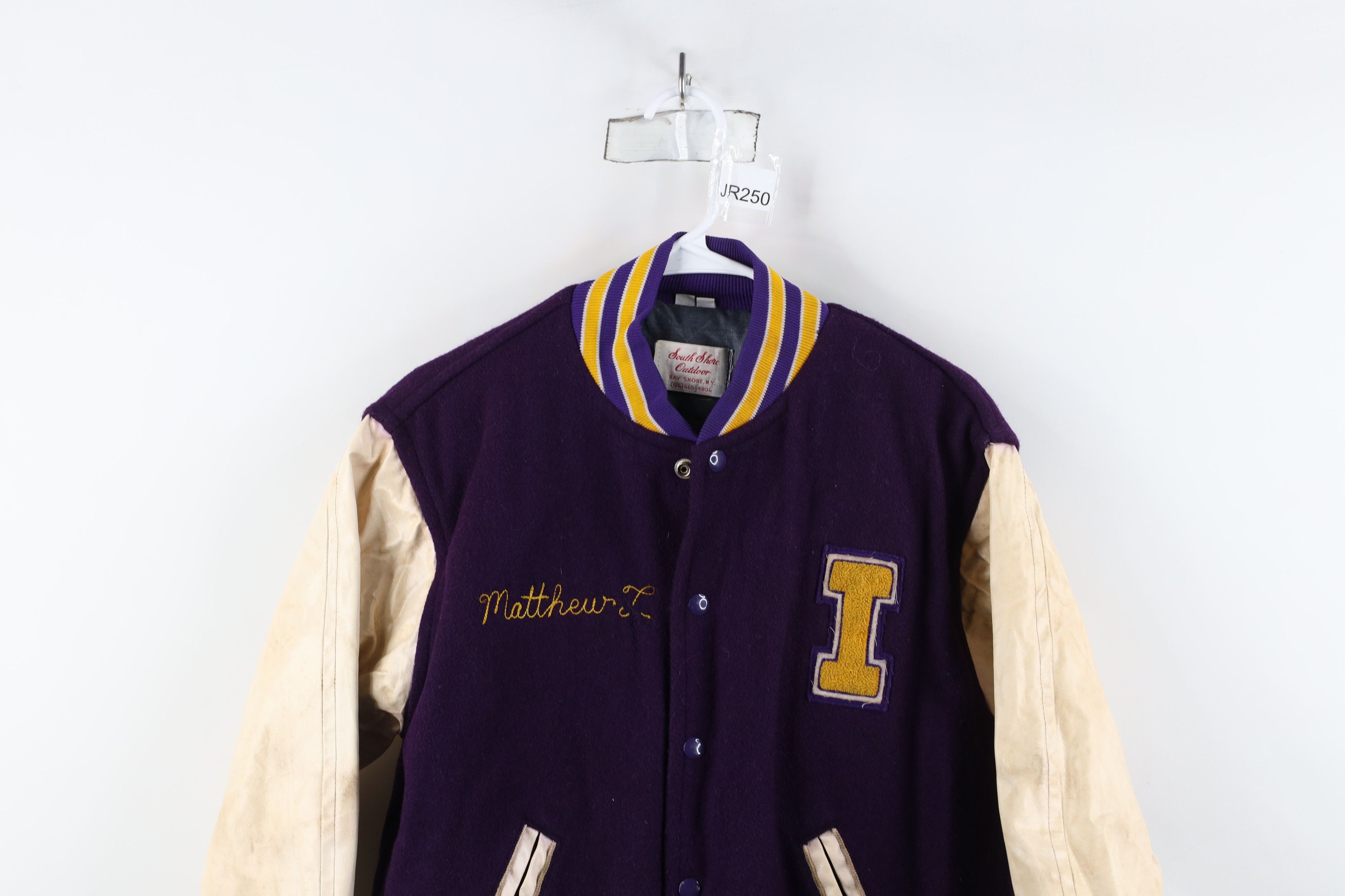 Vintage Vintage 60s 70s Islip Football Varsity Letterman Jacket USA Size US L / EU 52-54 / 3 - 2 Thumbnail