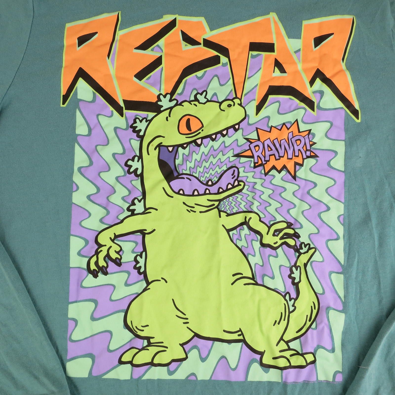 Old Navy Old Navy Reptar Graphic Long Sleeve T-Shirt Size Small Size US S / EU 44-46 / 1 - 2 Thumbnail