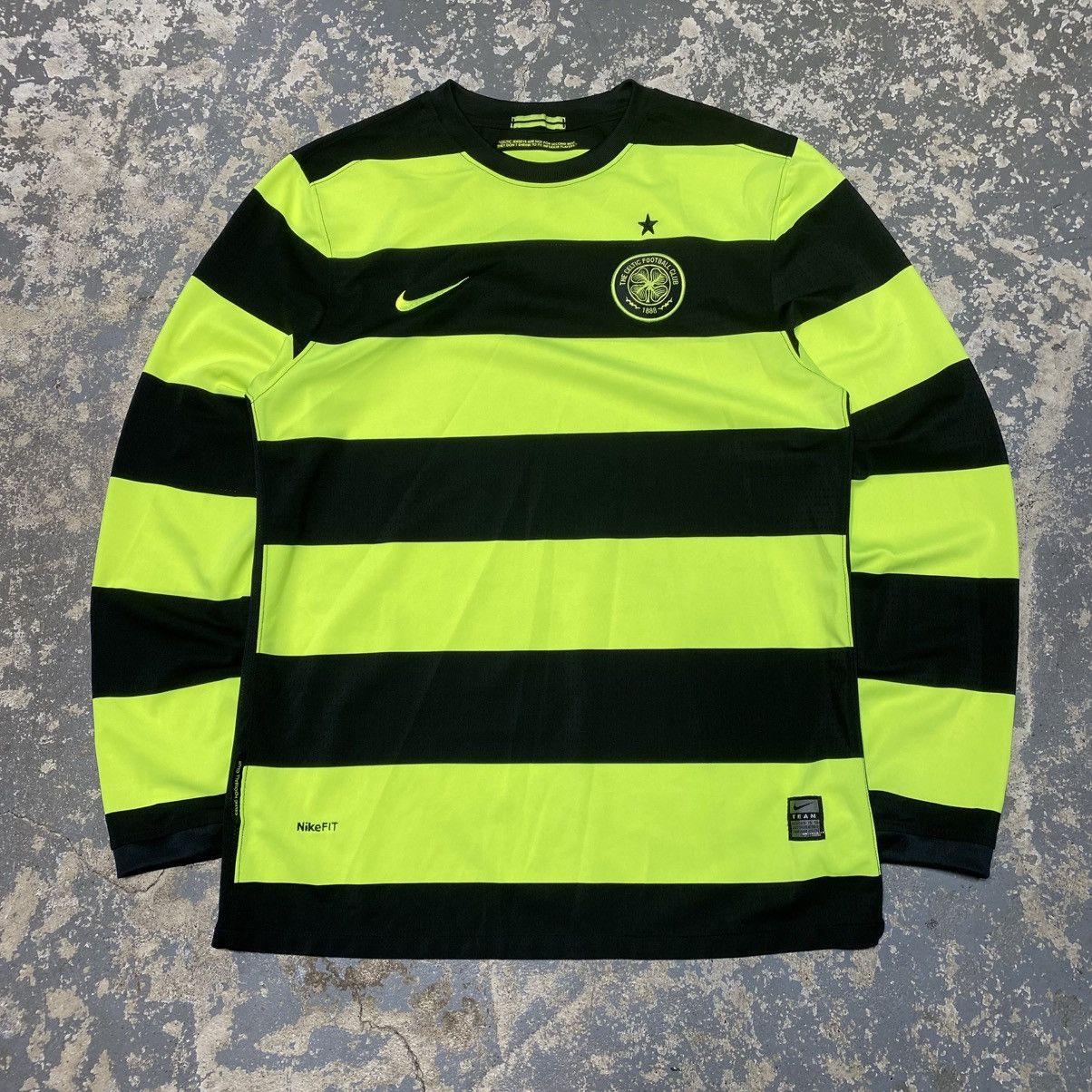 Nike × Vintage Nike Celtic 2009/2010 Away Long Sleeve Soccer Football Jerse Size US S / EU 44-46 / 1 - 1 Thumbnail
