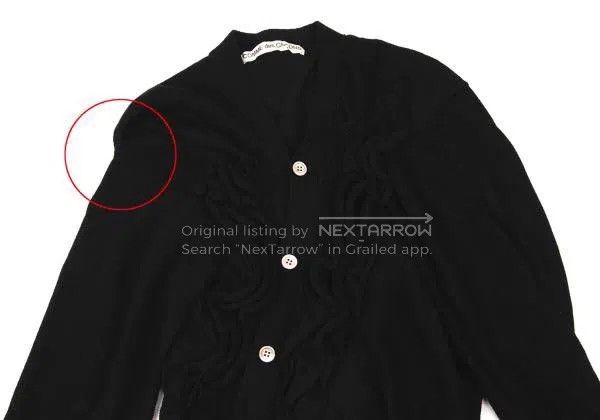 Comme des Garcons Comme Des Garcons Black Retro Knit Design Top Size M / US 6-8 / IT 42-44 - 5 Thumbnail