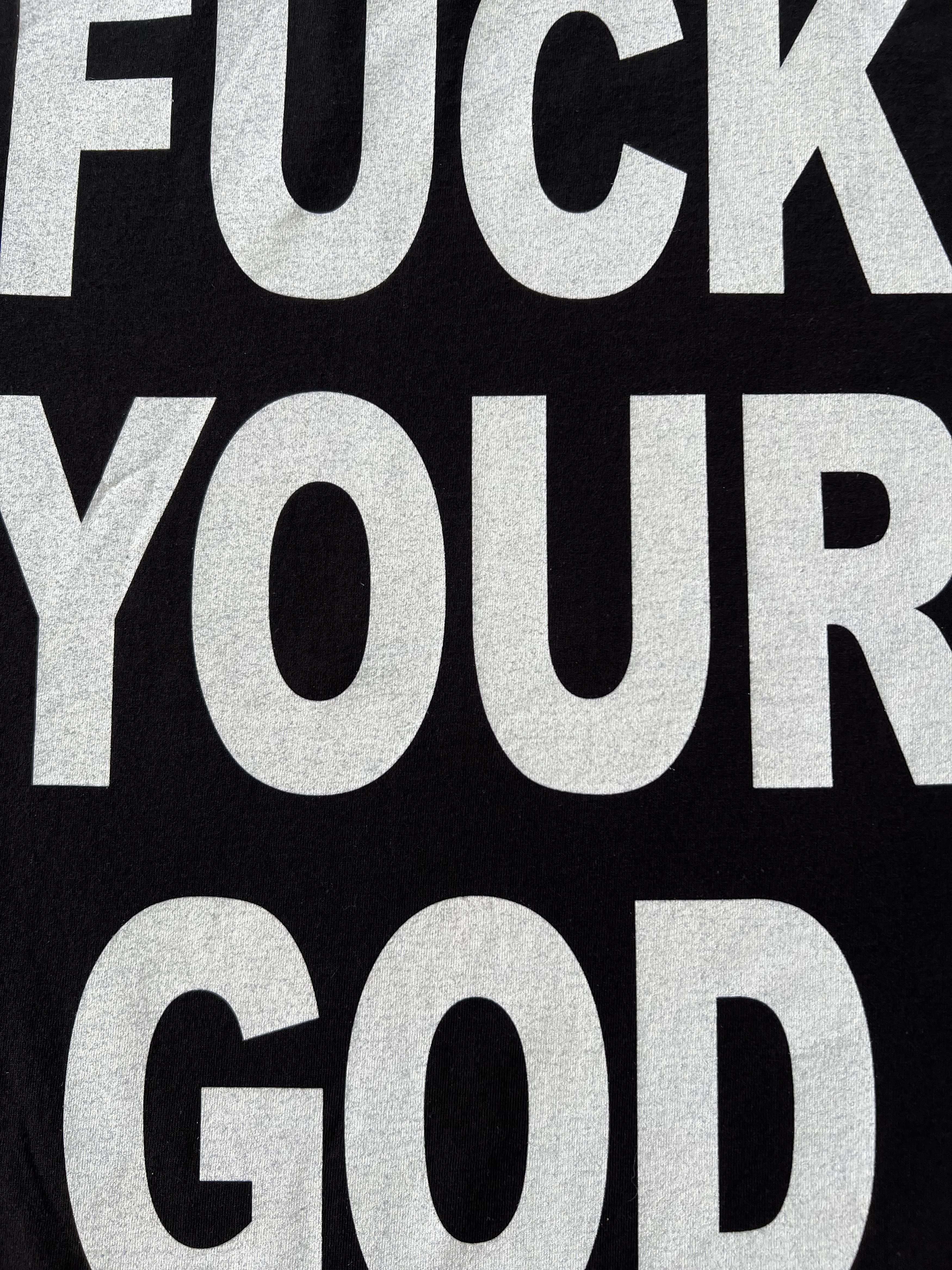 Band Tees Vintage 2011 Cradle of Filth F*ck Your God Black T-shirt Size US S / EU 44-46 / 1 - 12 Thumbnail