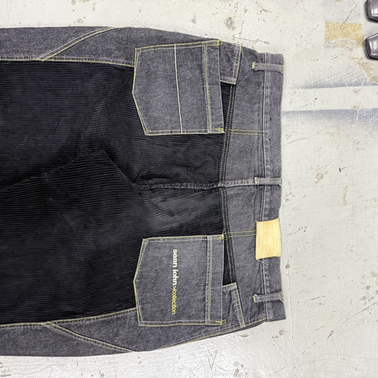 Sean John Vintage Y2K Sean John Black Carpenter Baggy Denim Jnco Size US 40 / EU 56 - 9 Thumbnail