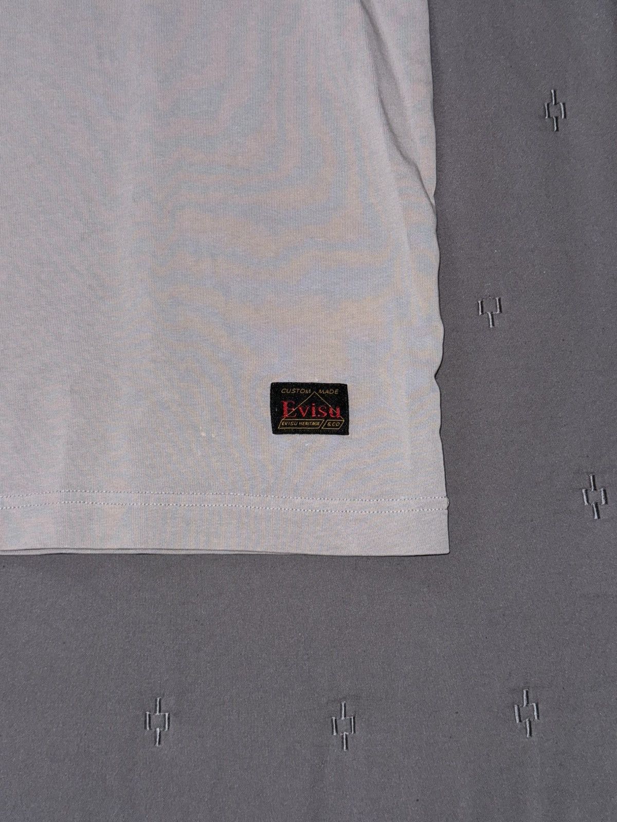 Evisu Evisu Eagle Print Seagull Embroidery T-Shirt Grey Size US XL / EU 56 / 4 - 3 Thumbnail