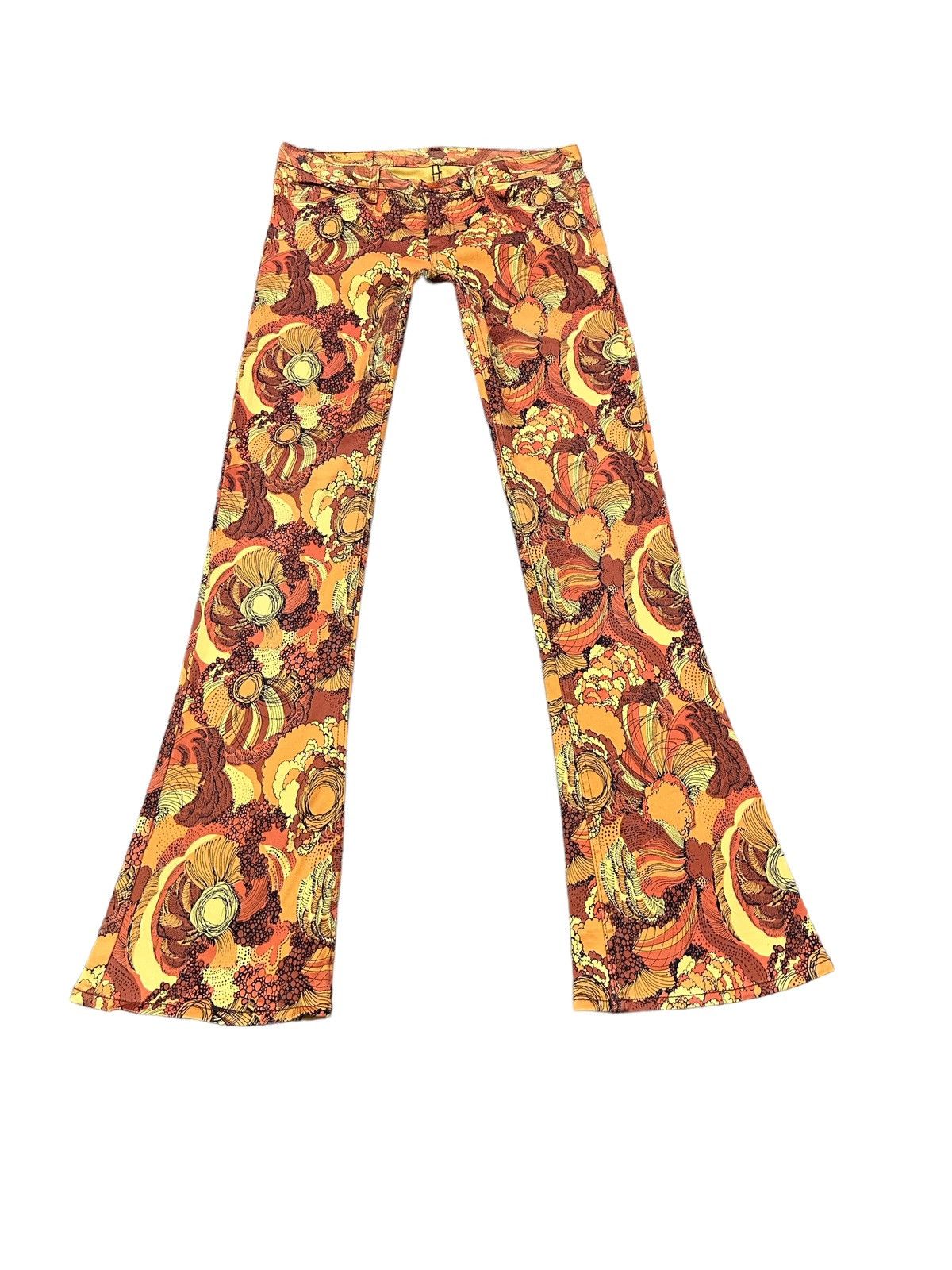 Hysteric Glamour RARE HYSTERIC GLAMOUR FLARE OVERPRINT PANT Size 29" - 3 Thumbnail