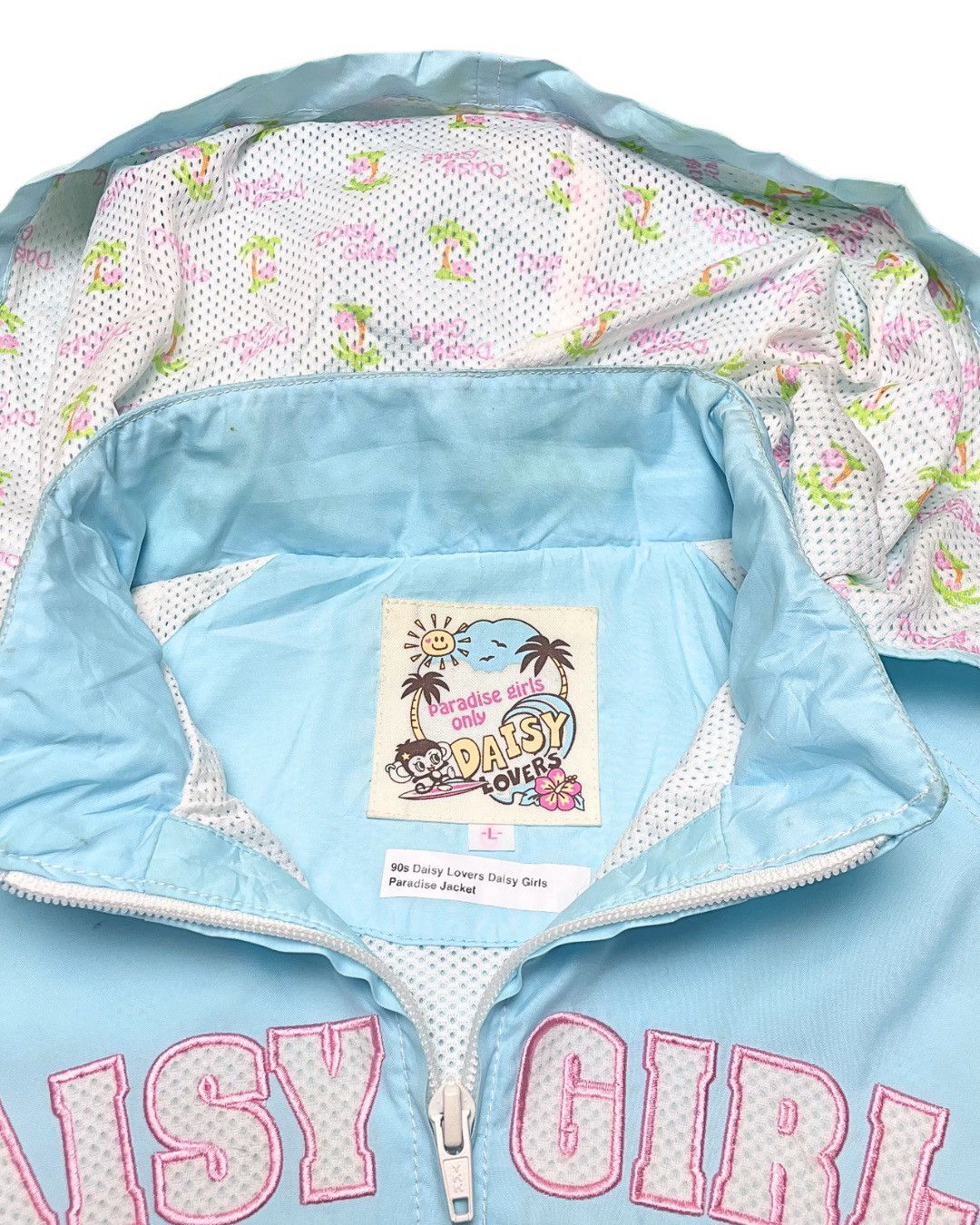 Japanese Brand Daisy Lovers Hibiscus Paradise Happy Style Light Jacket Size M / US 6-8 / IT 42-44 - 4 Thumbnail