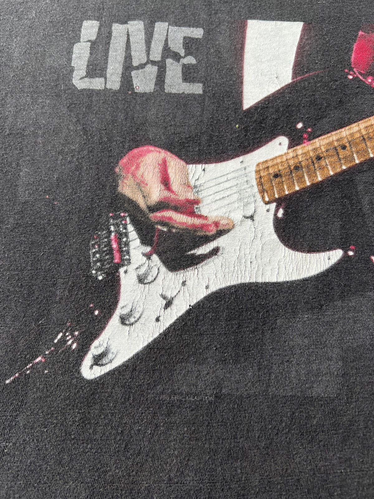 Band Tees Vintage 1998 Eric Clapton Live World Tour Black T-shirt Size US XL / EU 56 / 4 - 7 Thumbnail