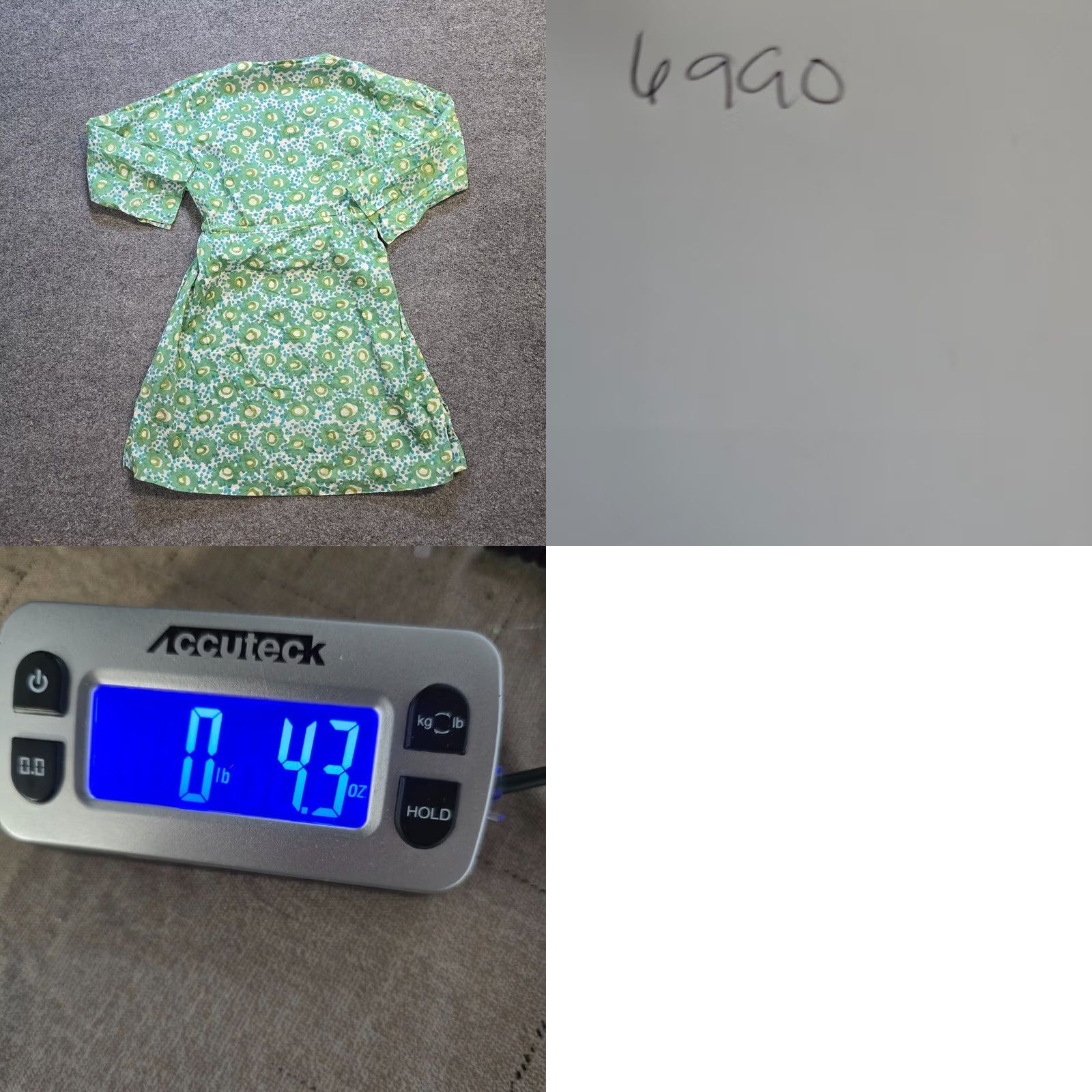 Vintage Gretchen Scott Dress Womens Small Green Floral Long Sleeve Lightweight Casual Dress Size S / US 4 / IT 40 - 8 Thumbnail