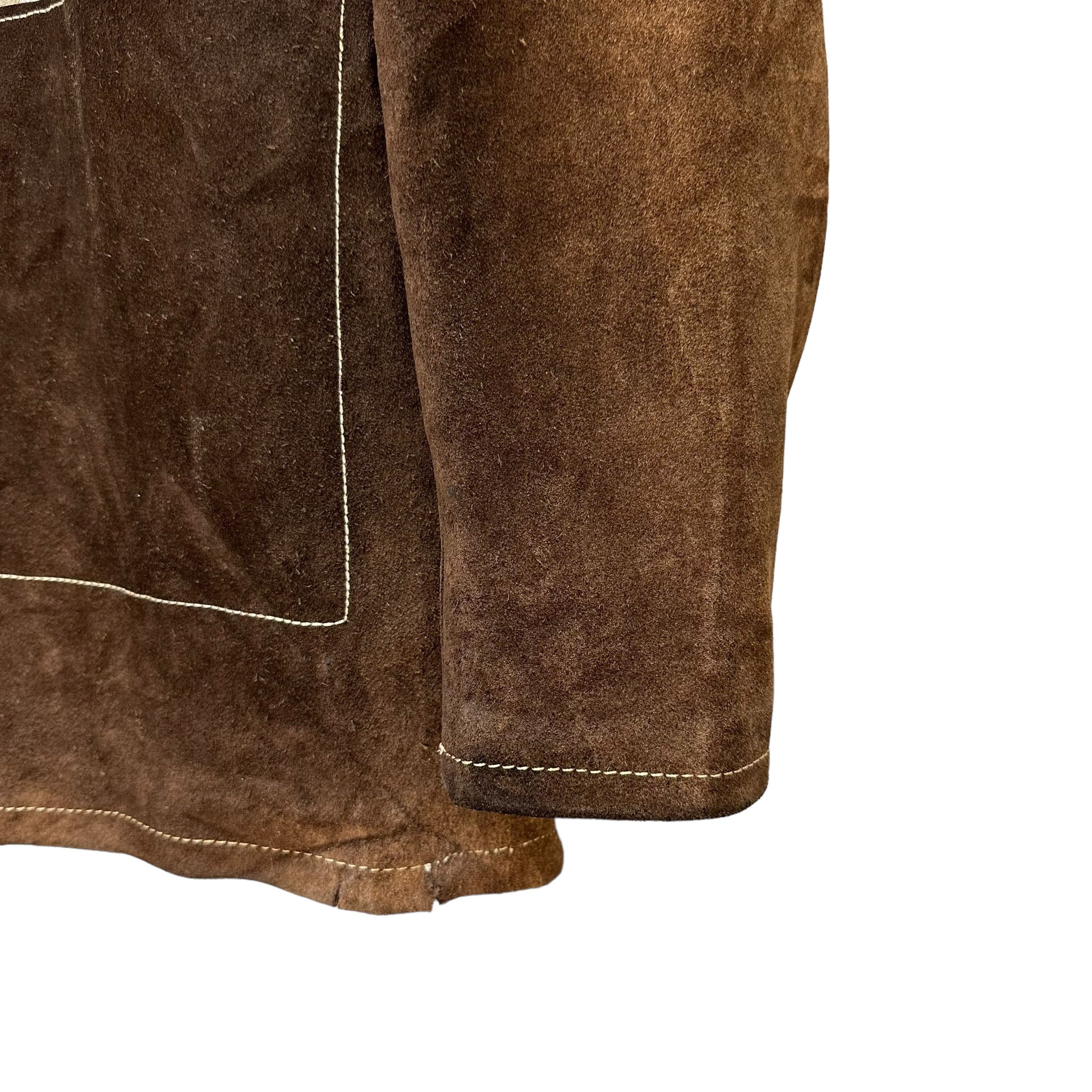 Sears HOUSE OF SEARS Suede Leather Jacket #A47-1089 Size US L / EU 52-54 / 3 - 5 Thumbnail