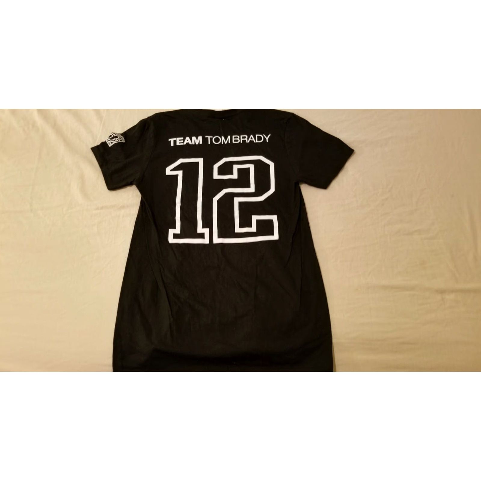 Gildan Mens Tom Brady Shirt S Small Black Cotton TB12 Size US S / EU 44-46 / 1 - 2 Thumbnail