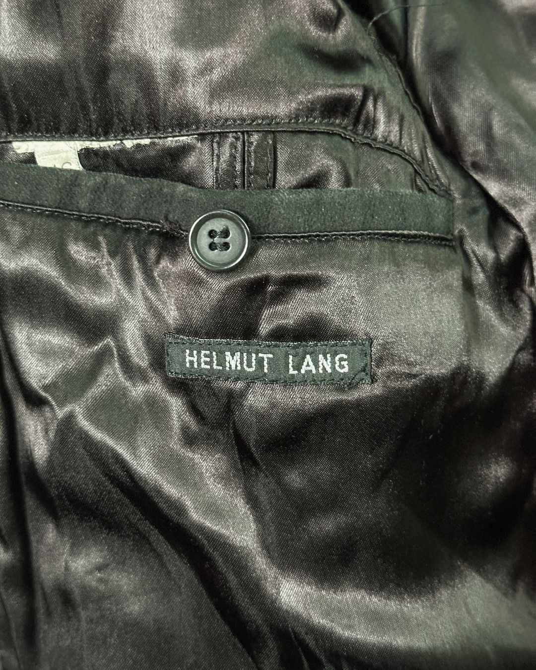 Helmut Lang SS95 Pig Suede Cafe Racer Reflective Sleeve Jacket Size US M / EU 48-50 / 2 - 9 Thumbnail
