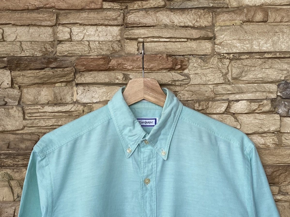 Yves Saint Laurent Vintage Yves Saint Laurent Button Up Long Sleeve Shirt Size US L / EU 52-54 / 3 - 4 Thumbnail