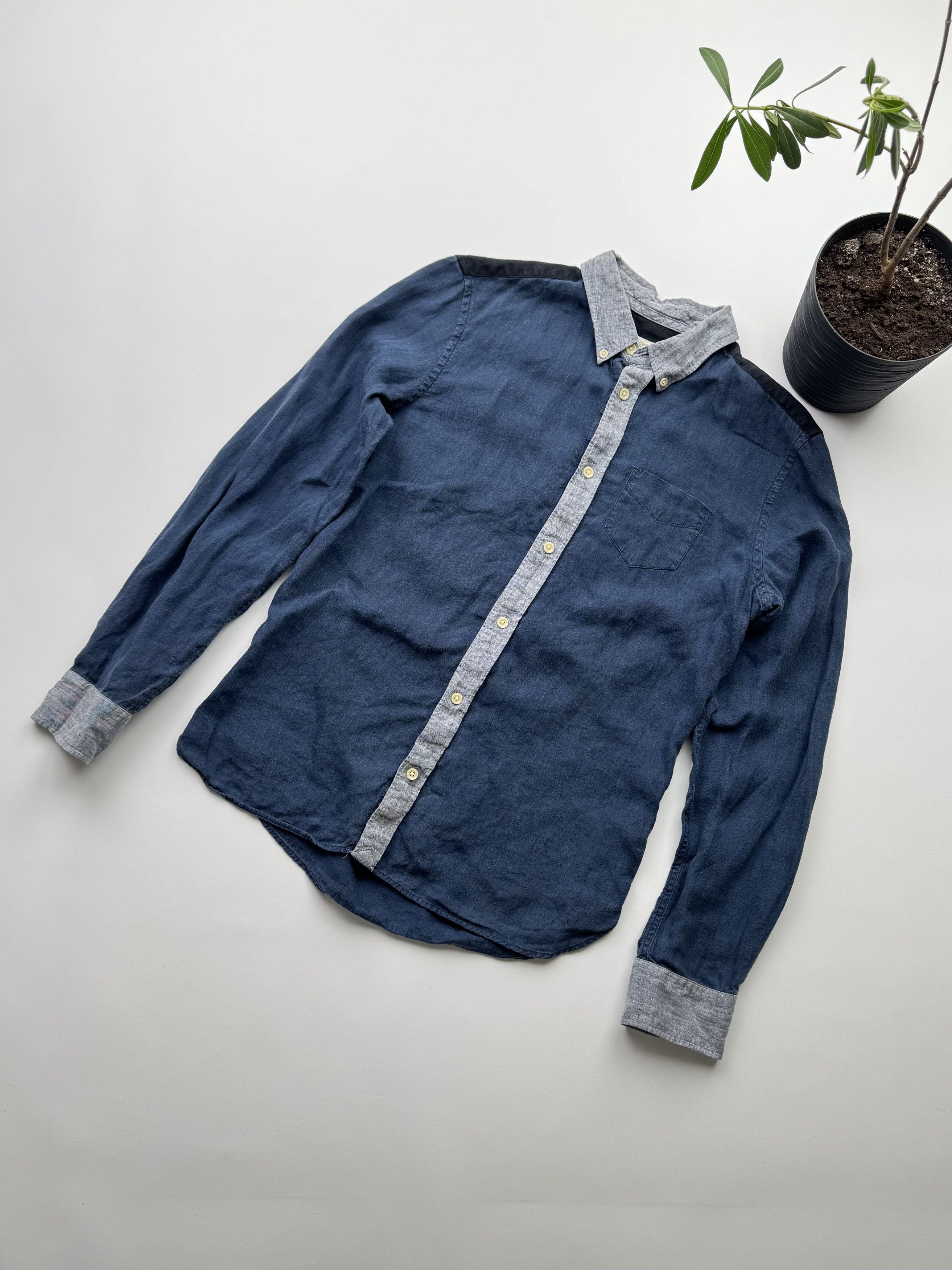 Allsaints Allsaints Linen Shirt Long Sleeve (539) Size US S / EU 44-46 / 1 - 1 Thumbnail