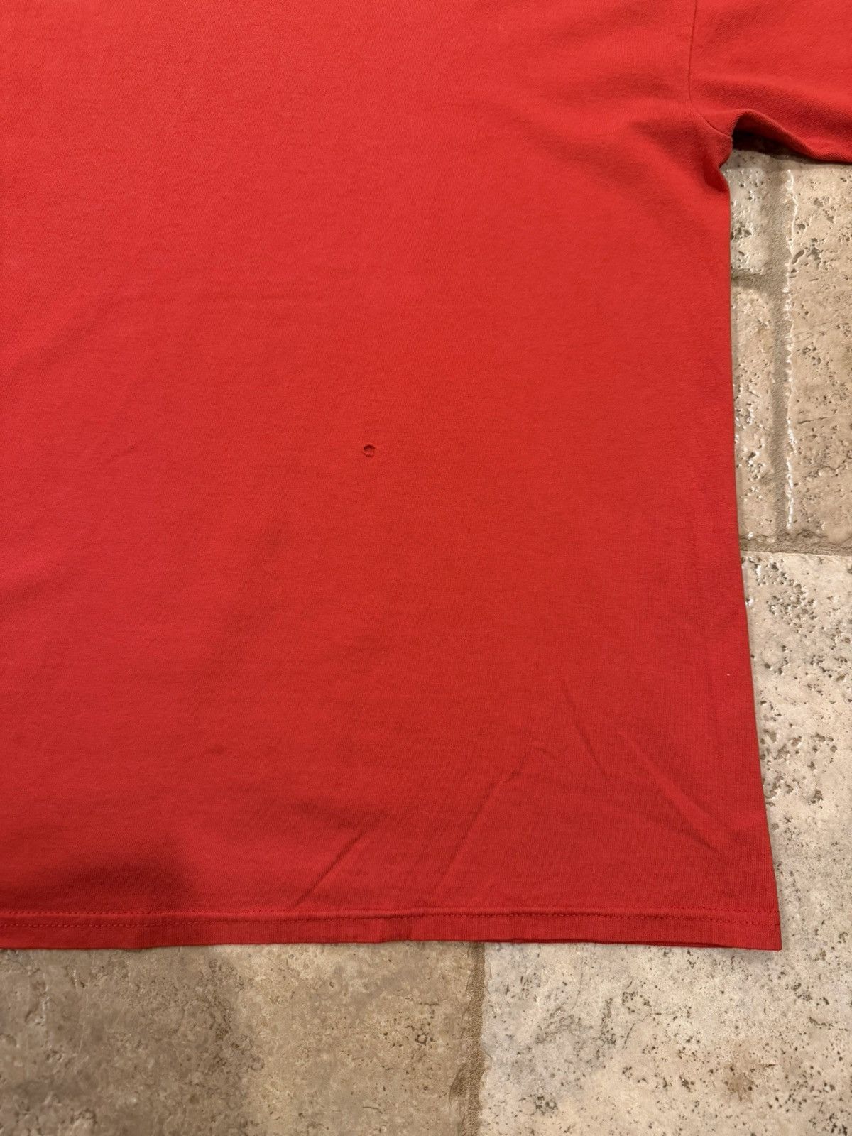 Vintage Vintage NERD “Brain is For Lovers” Red Distressed T-Shirt Size US XL / EU 56 / 4 - 9 Thumbnail