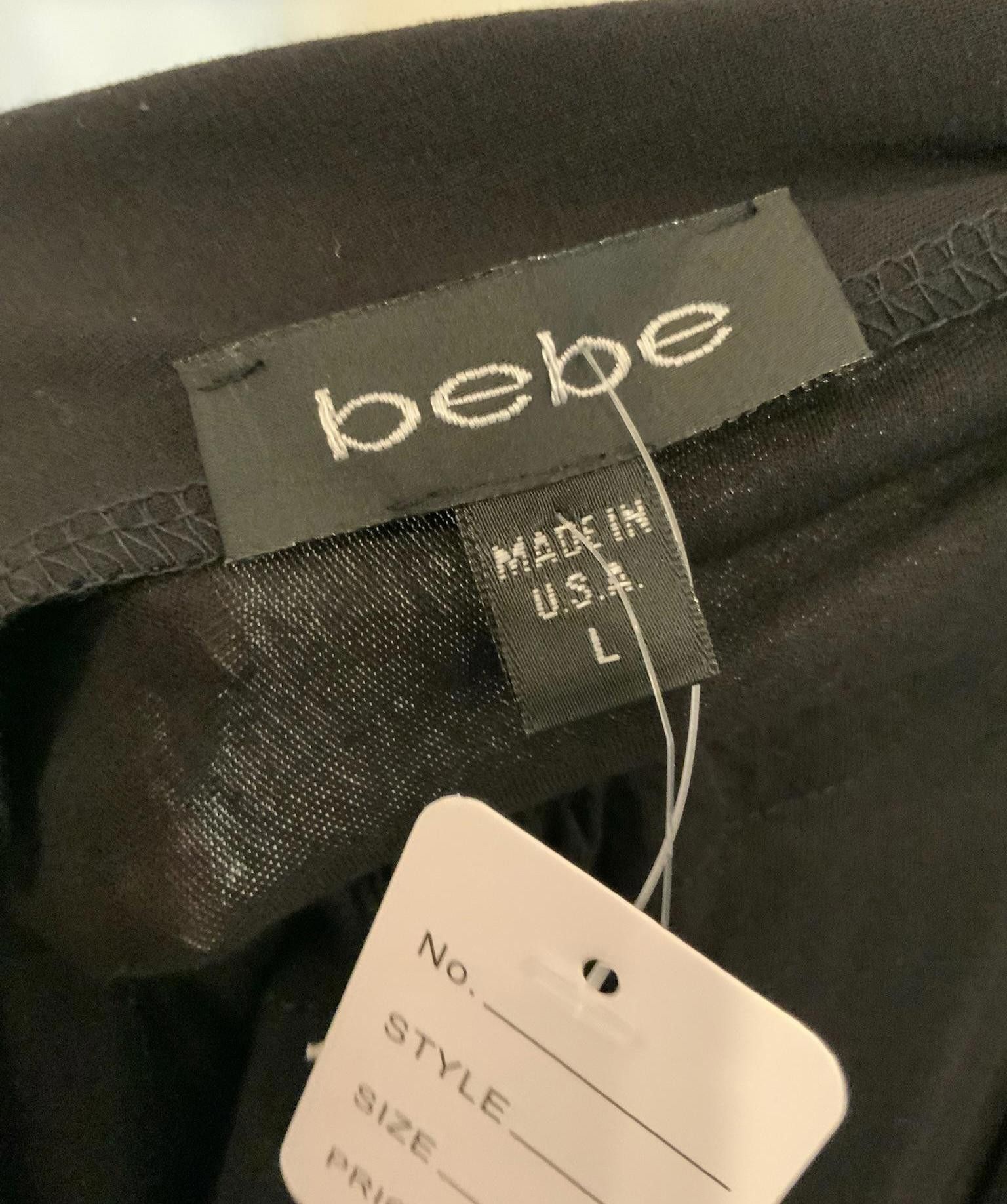 United Colors Of Benetton Elegant Bebe Black Dress - Size L Size L / US 10 / IT 46 - 3 Thumbnail