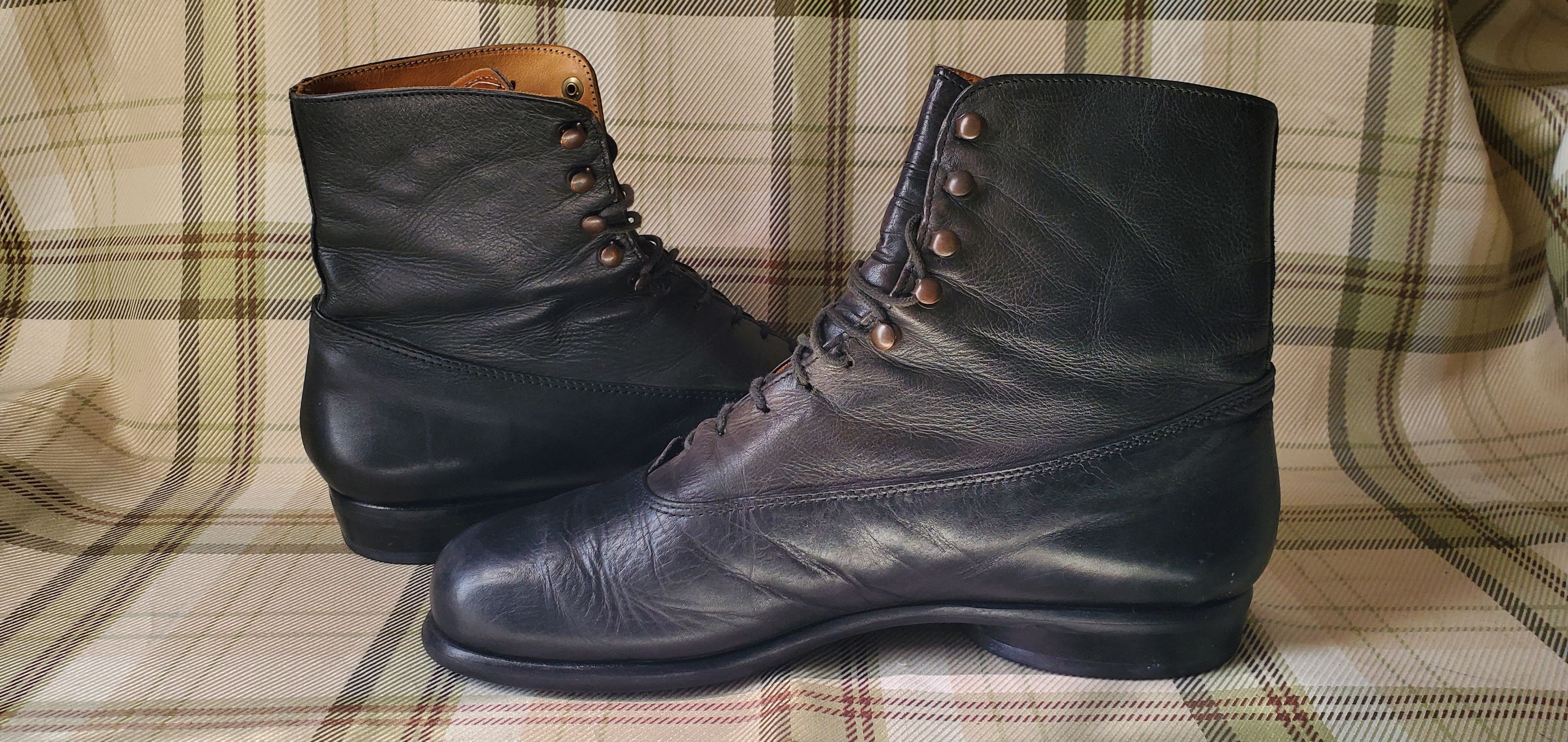Trippen Trippen Black Lace Up Ankle Boots Size US 9 / IT 39 - 6 Thumbnail