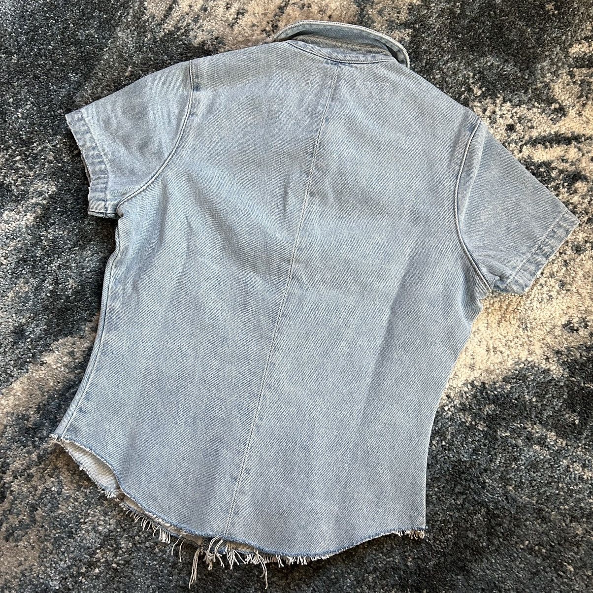 ERL × Levi's LiGHT BLUE STONE WASH FiTTED DENiM SHiRT A53830000 Size M / US 6-8 / IT 42-44 - 15 Thumbnail