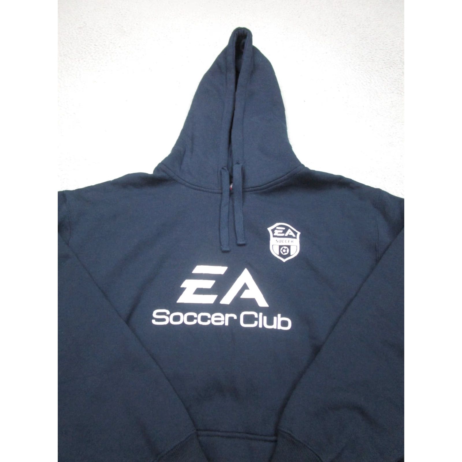 Vintage EA Sports Hoodie Mens XL Blue FIFA Soccer Football Club FC Sweatshirt Pullover Size US XL / EU 56 / 4 - 2 Thumbnail