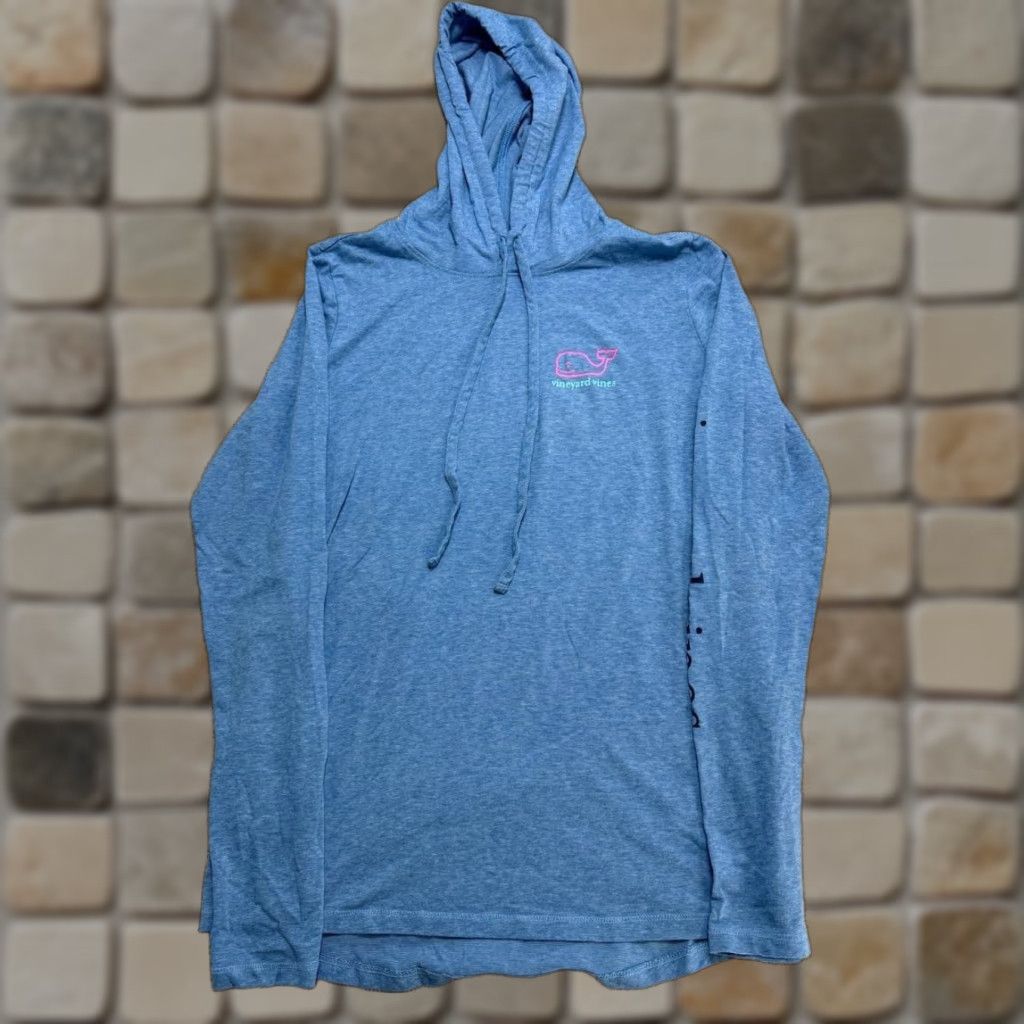 Vineyard Vines Vineyard Vines T Shirt Womens XS Edgartown Blue Whale Logo Nylon Stretch Hooded Size XS / US 0-2 / IT 36-38 - 1 Thumbnail