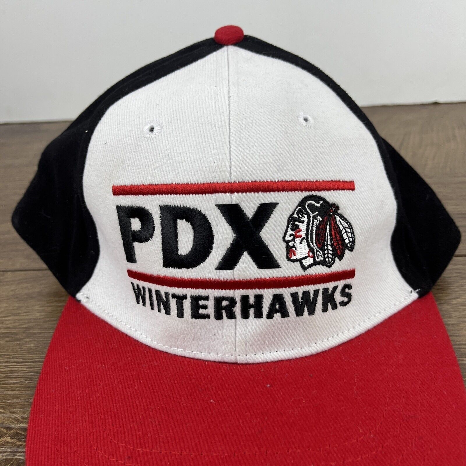 Other Portland Winterhawks PDX Hat Snapback Red Adjustable Hat Adu Size ONE SIZE - 7 Thumbnail