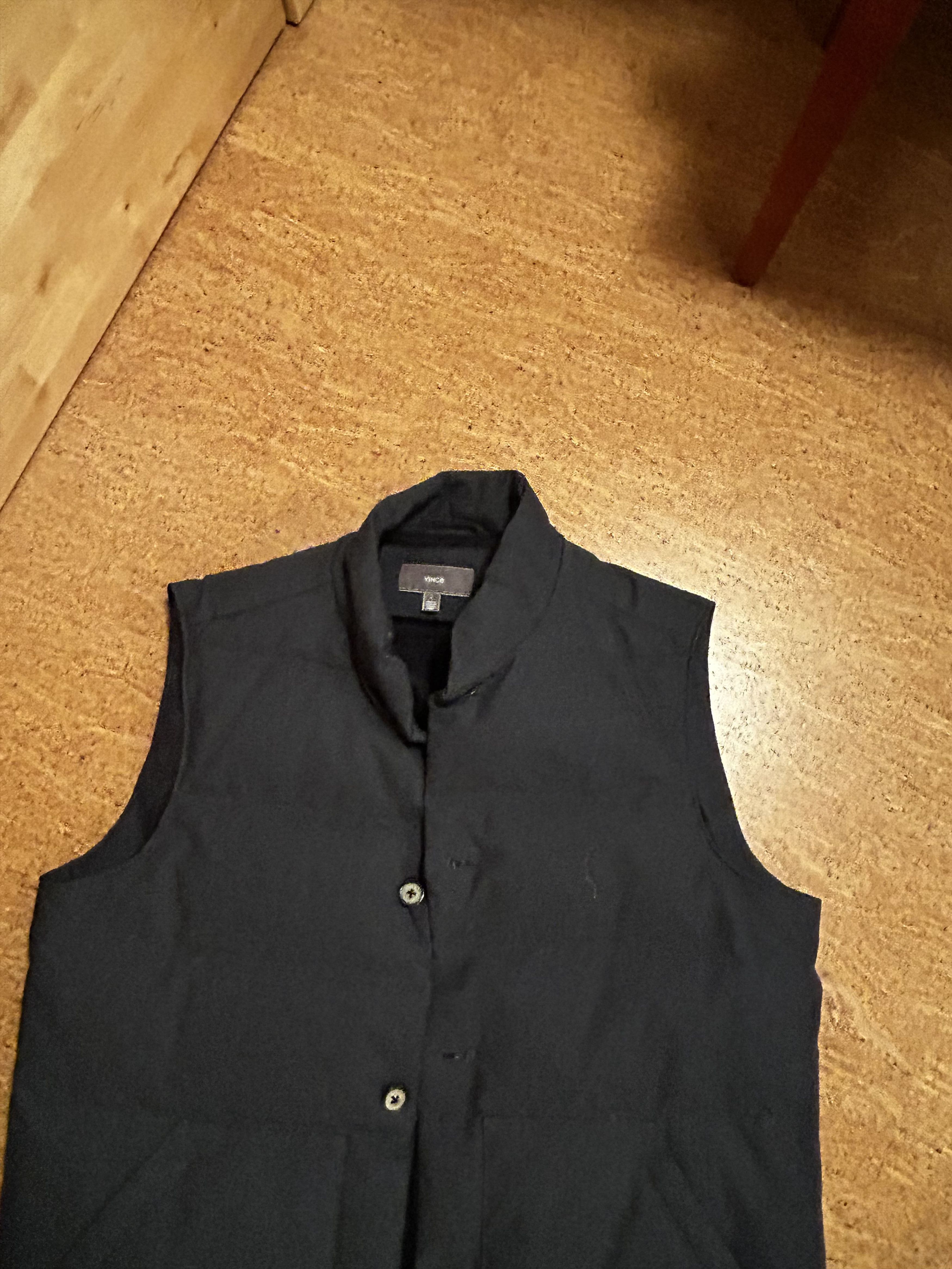 Vince Navy Blue Quilted Vest Size US L / EU 52-54 / 3 - 1 Thumbnail