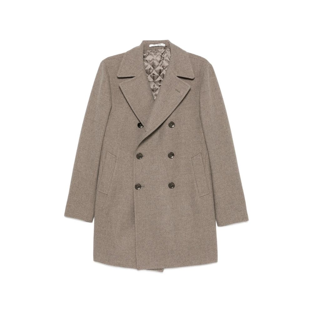 Tagliatore Tagliatore BROWN Coats - Double Breasted Coats Size US M / EU 48-50 / 2 - 1 Thumbnail