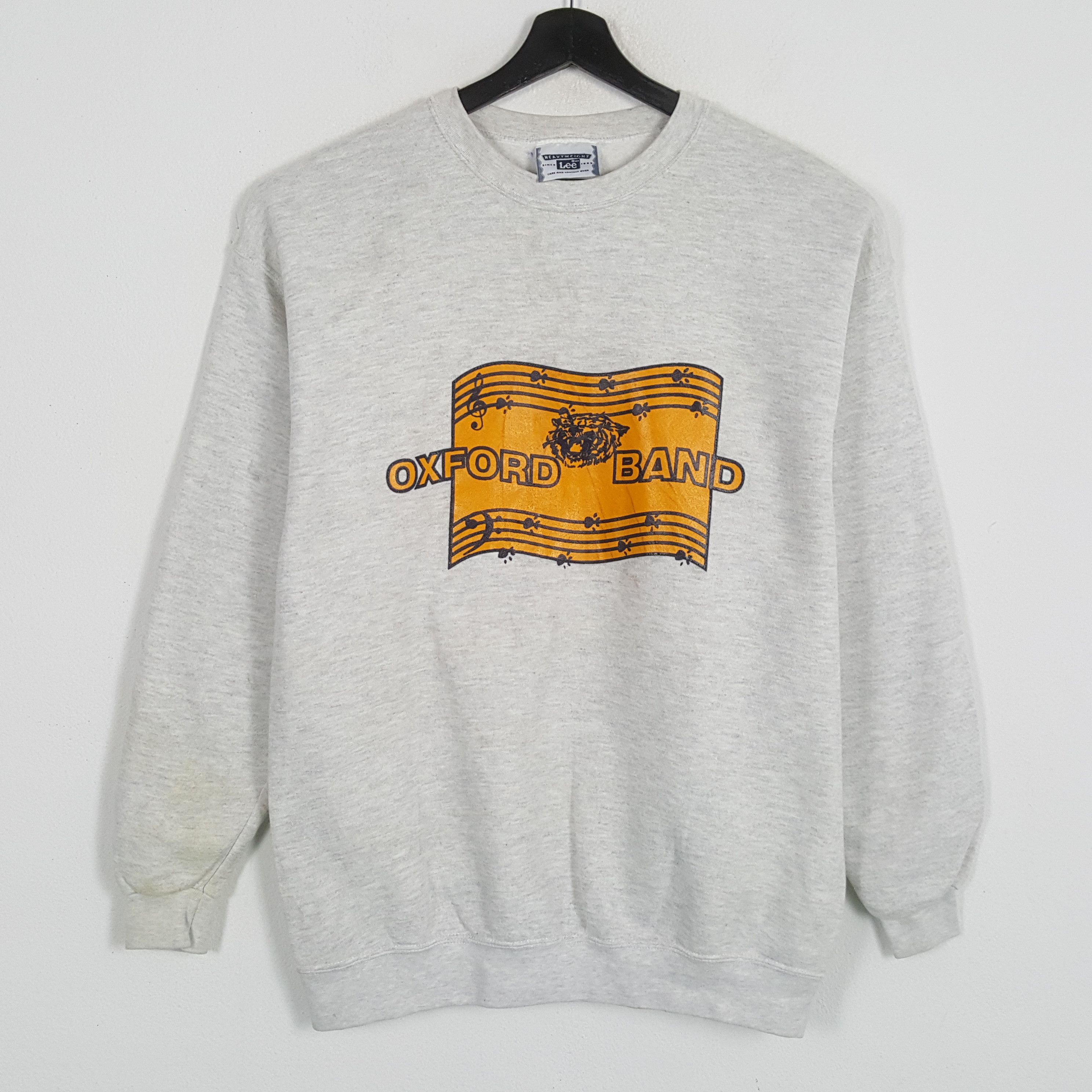 Band Tees × Lee × Vintage OXFORD BAND Vintage LEE Sweatshirt Size US M / EU 48-50 / 2 - 1 Thumbnail