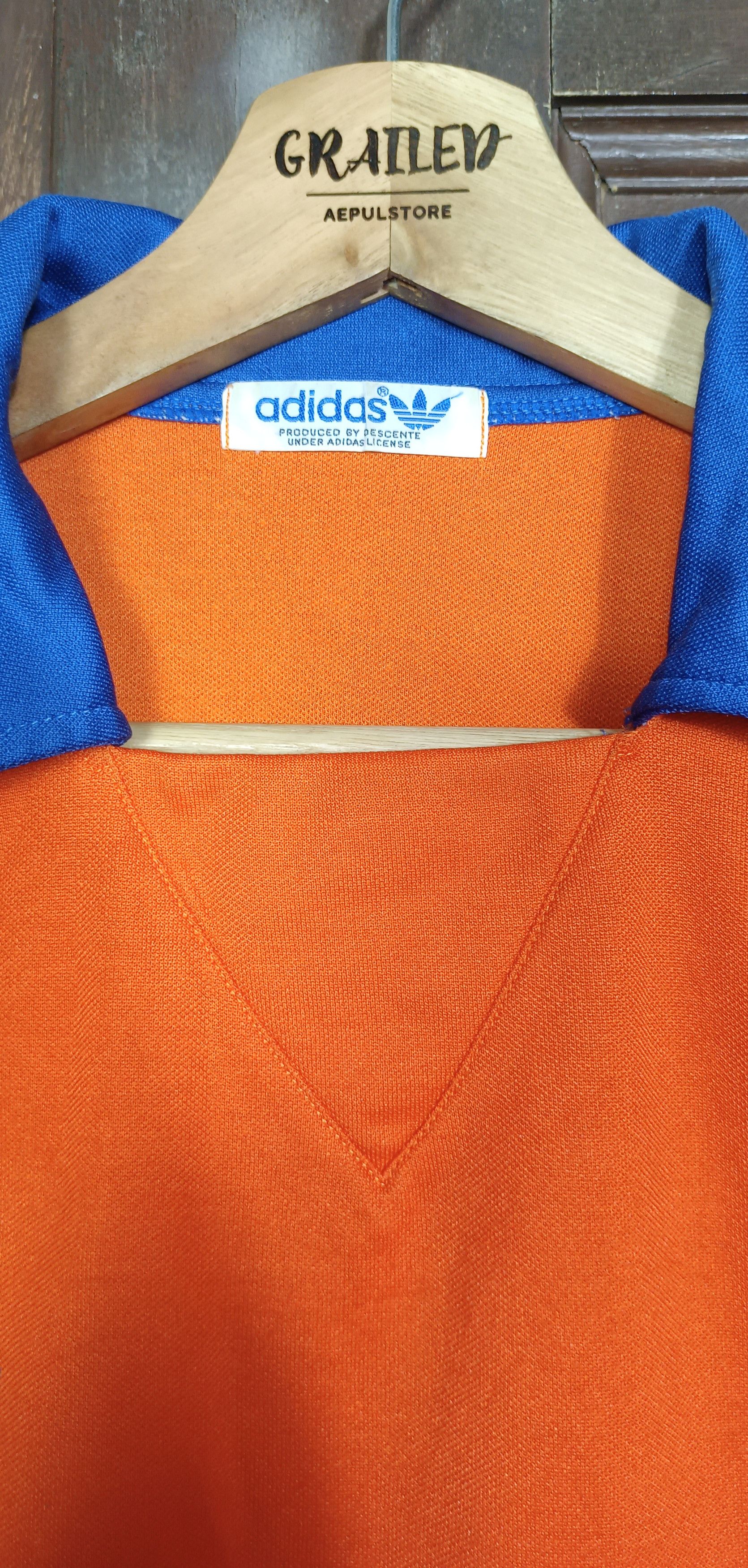 Adidas Vintage 70s🔥 Adidas Collar Sharp Long Sleeve Shirt Size US S / EU 44-46 / 1 - 6 Thumbnail