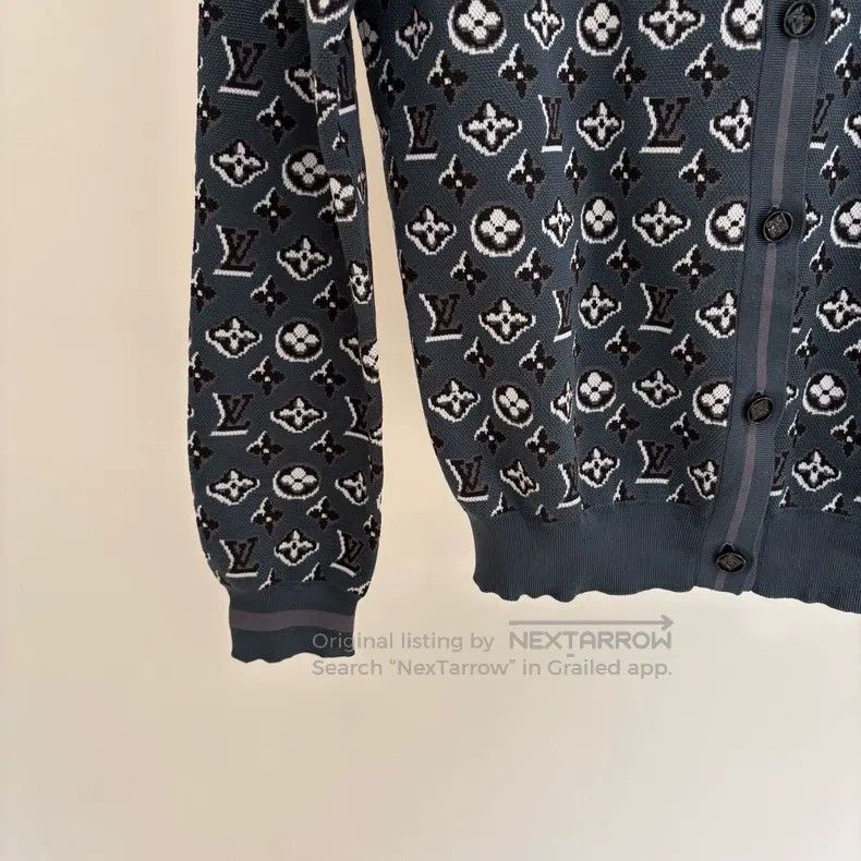 Louis Vuitton Louis Vuitton Printed Mulberry Silk Knitted Cardigan sweat Size M / US 6-8 / IT 42-44 - 5 Thumbnail