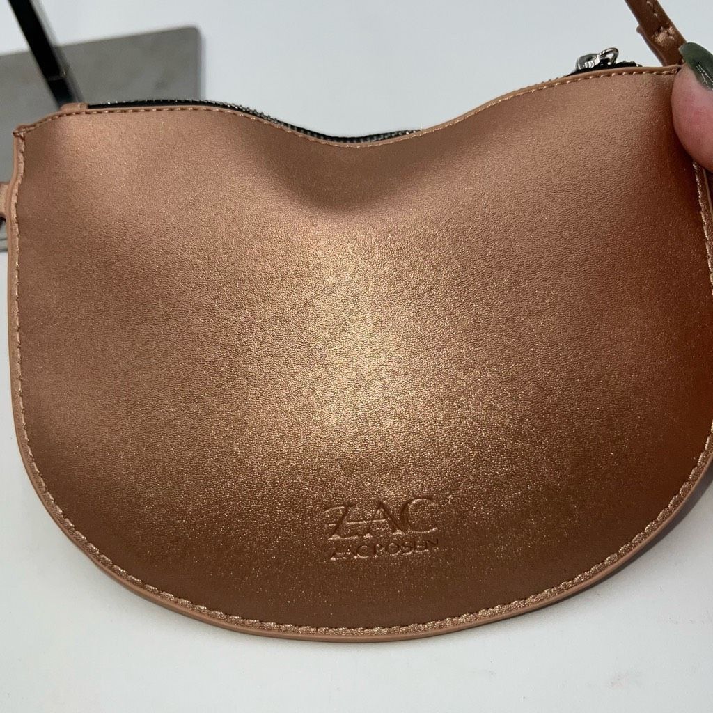 Zac Posen Zac Posen for Bloomingdale's Celia Rose Gold faux leather Cr Size ONE SIZE - 3 Thumbnail