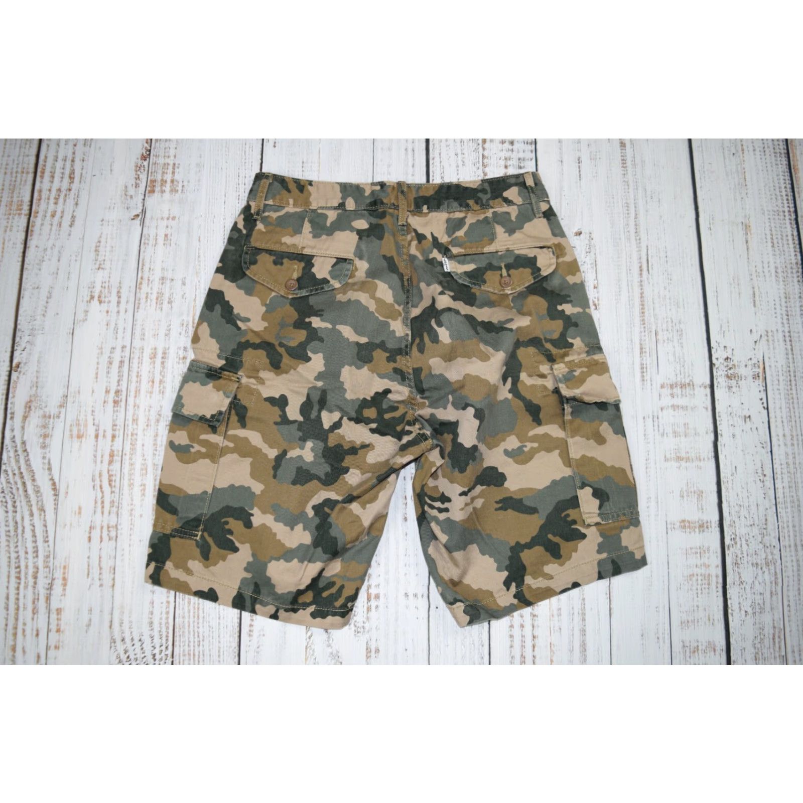 Levi's LEVIS Cargo Shorts Green Camo Size 30 Mens Pocketed Casual Workwear Size US 30 / EU 46 - 5 Thumbnail