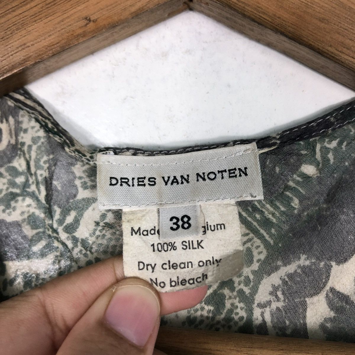Dries Van Noten 🔥LONG GWONS SILK DRIES VAN NOTEN MADE IN BELGIUM FULLPRINT Size XS / US 0-2 / IT 36-38 - 14 Thumbnail