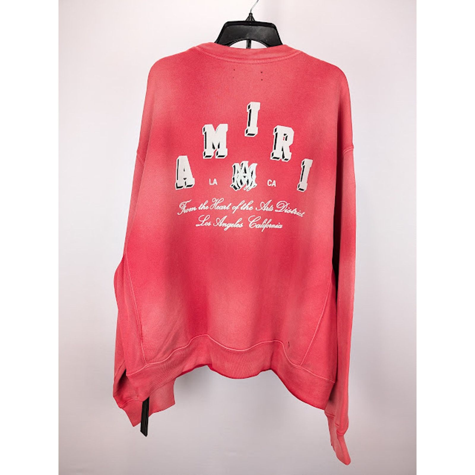 Amiri o1rshd1 Q:2 / Vintage Collegiate Crewneck Sweatshirt in Red Size US M / EU 48-50 / 2 - 11 Thumbnail