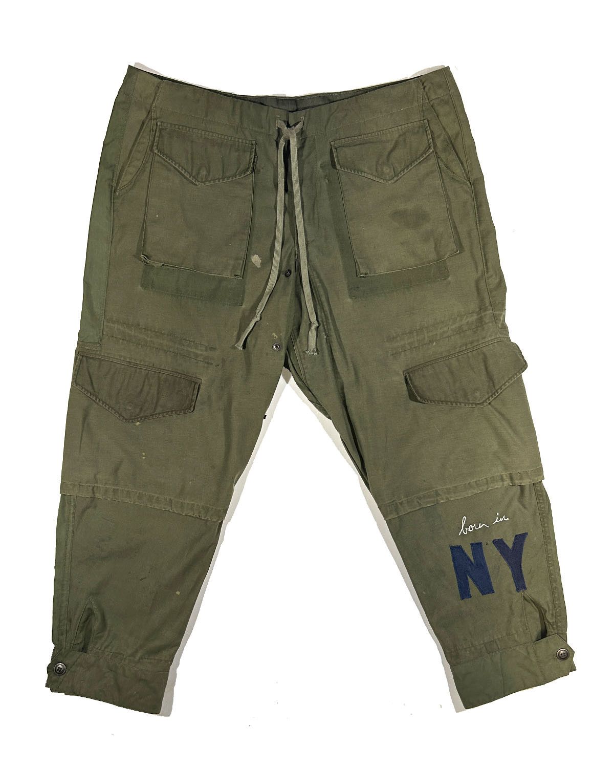 Greg Lauren GREG LAUREN CROPPED ARMY CARGO PANT Size US 40 / EU 56 - 1 Thumbnail